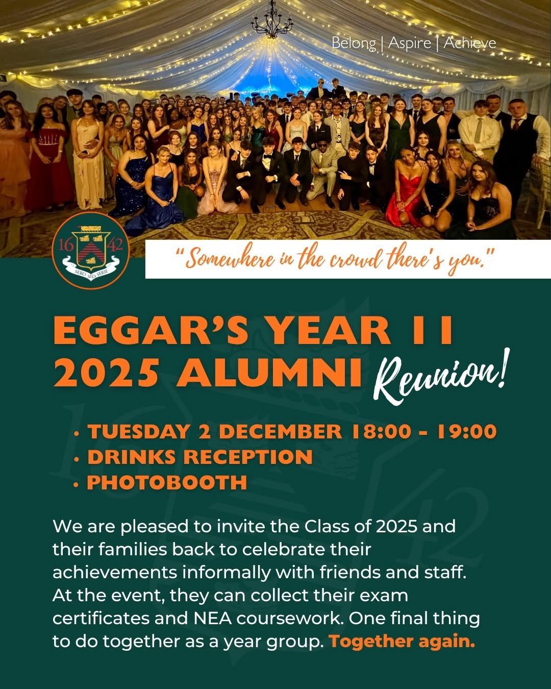 Eggar's - We are pleased to invite the Class of 2025 and their families ...