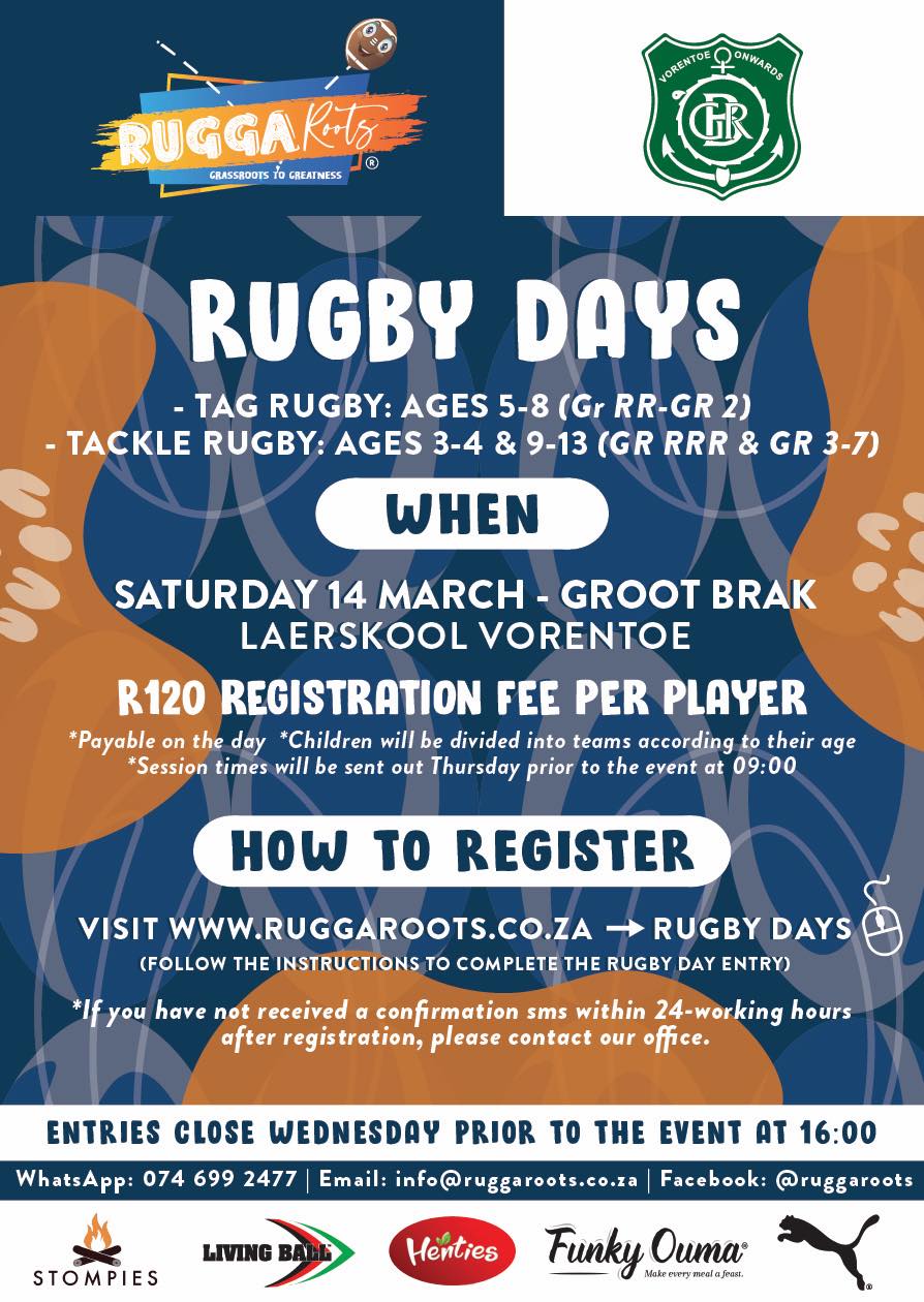 Rugga - Rugby Days 2026 is HERE! Register now and join the fun! Spots ...