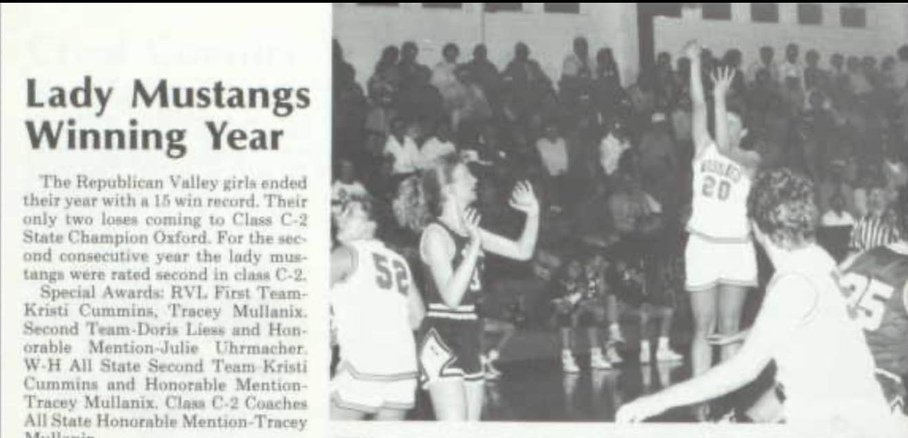 Indianola Nebraska History | Republican Valley Lady Mustangs | Facebook