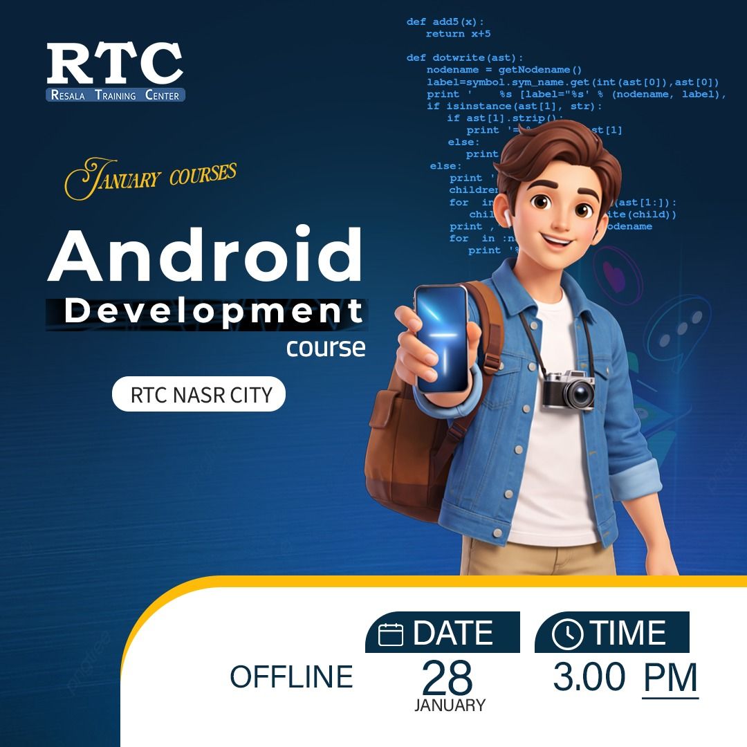RTC Nasr City - لو ناوي تدخل مجال Android ابدأه صح 🚀 كتير... | Facebook