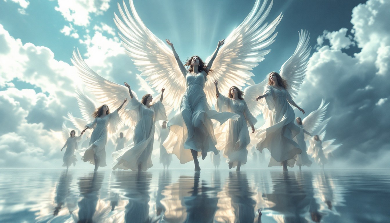 Trinity - All night, all day, angels watchin' over me my Lord O:) 🎶 ...