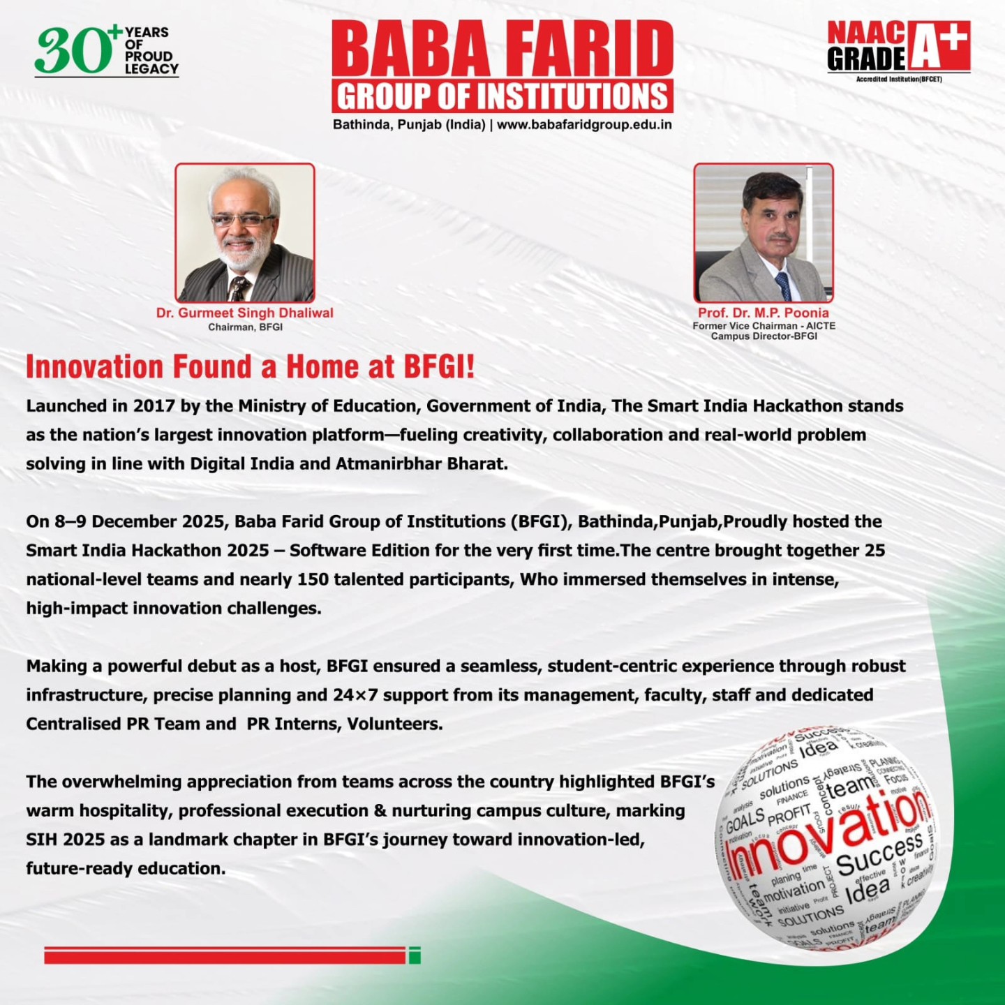 Baba - Baba Farid College of Management and Technology, a leading B ...