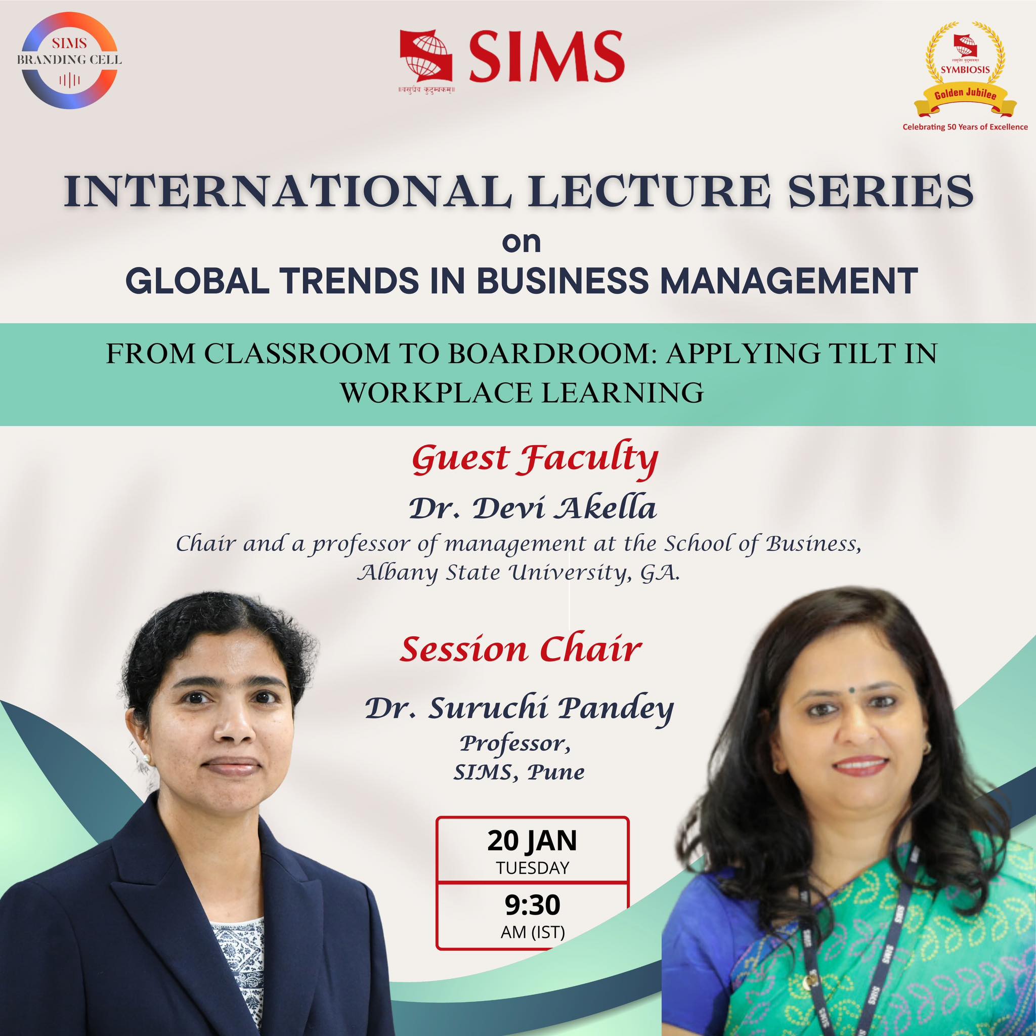Symbiosis - SIMS Pune is pleased to host an engaging session under its ...