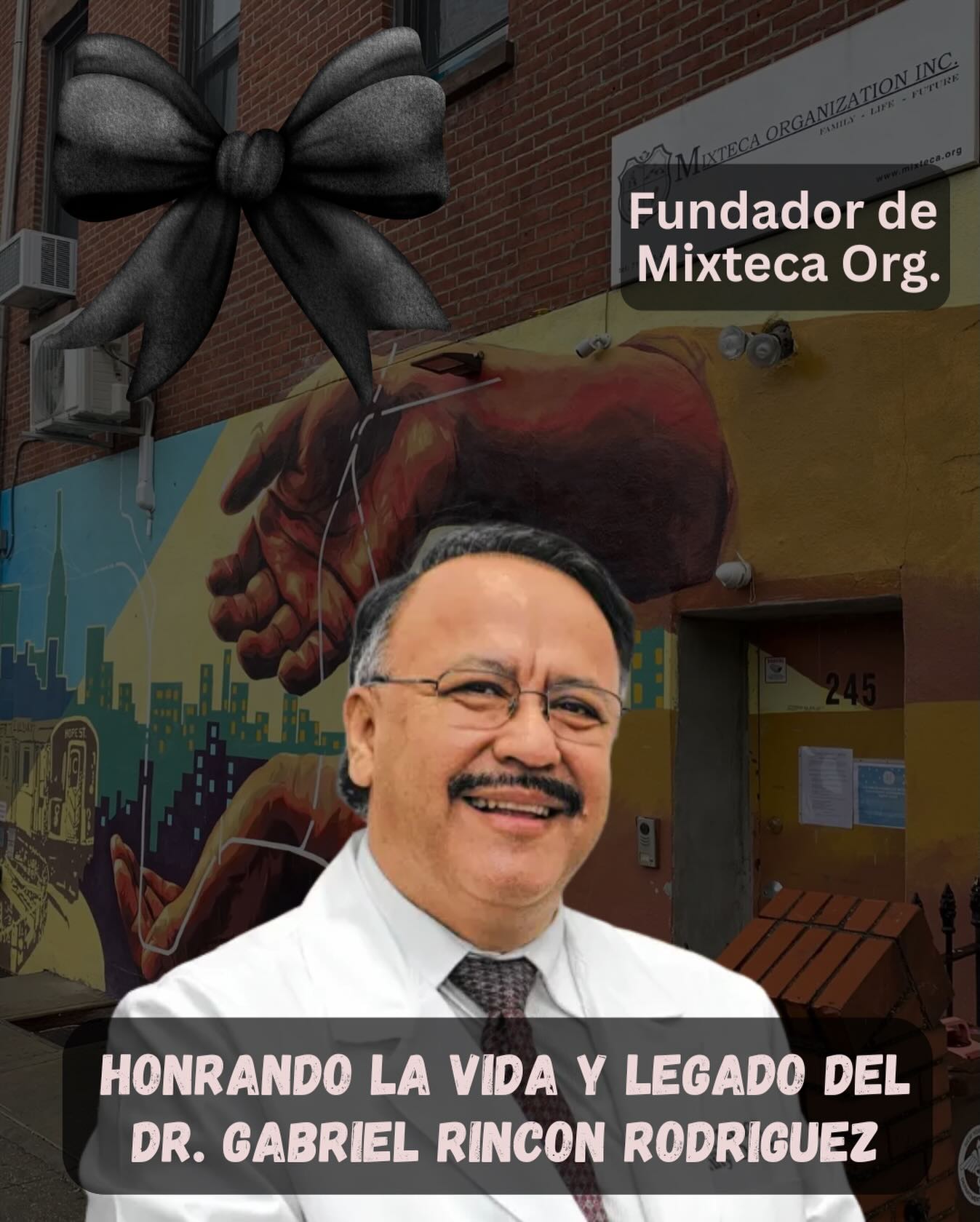 Mixteca - It is with deep sadness that we share the passing of Dr ...