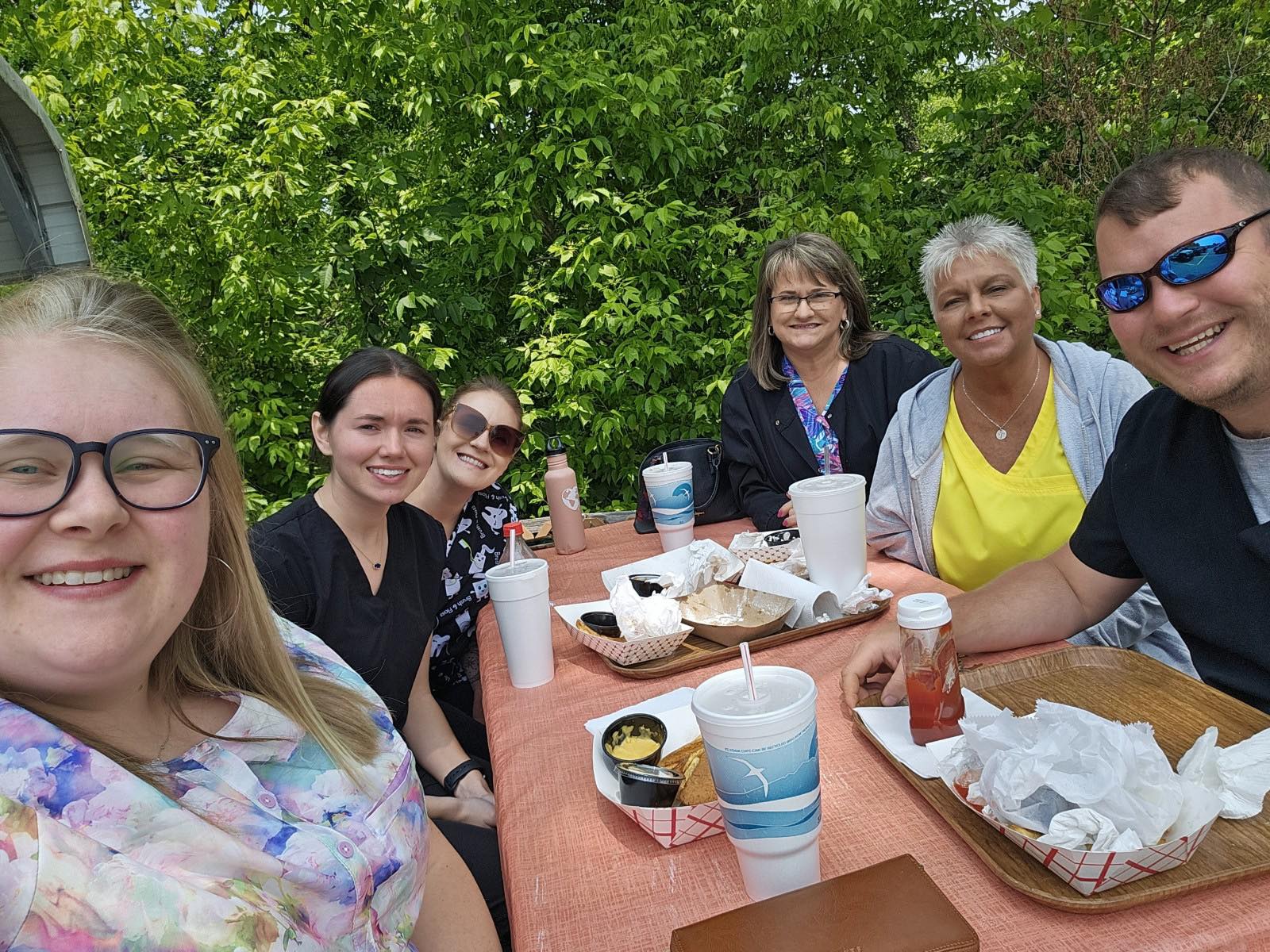 Christopher J. Rodebaugh DDS Inc. - L-R: Mariah, Jennifer, Melanie, Dr ...