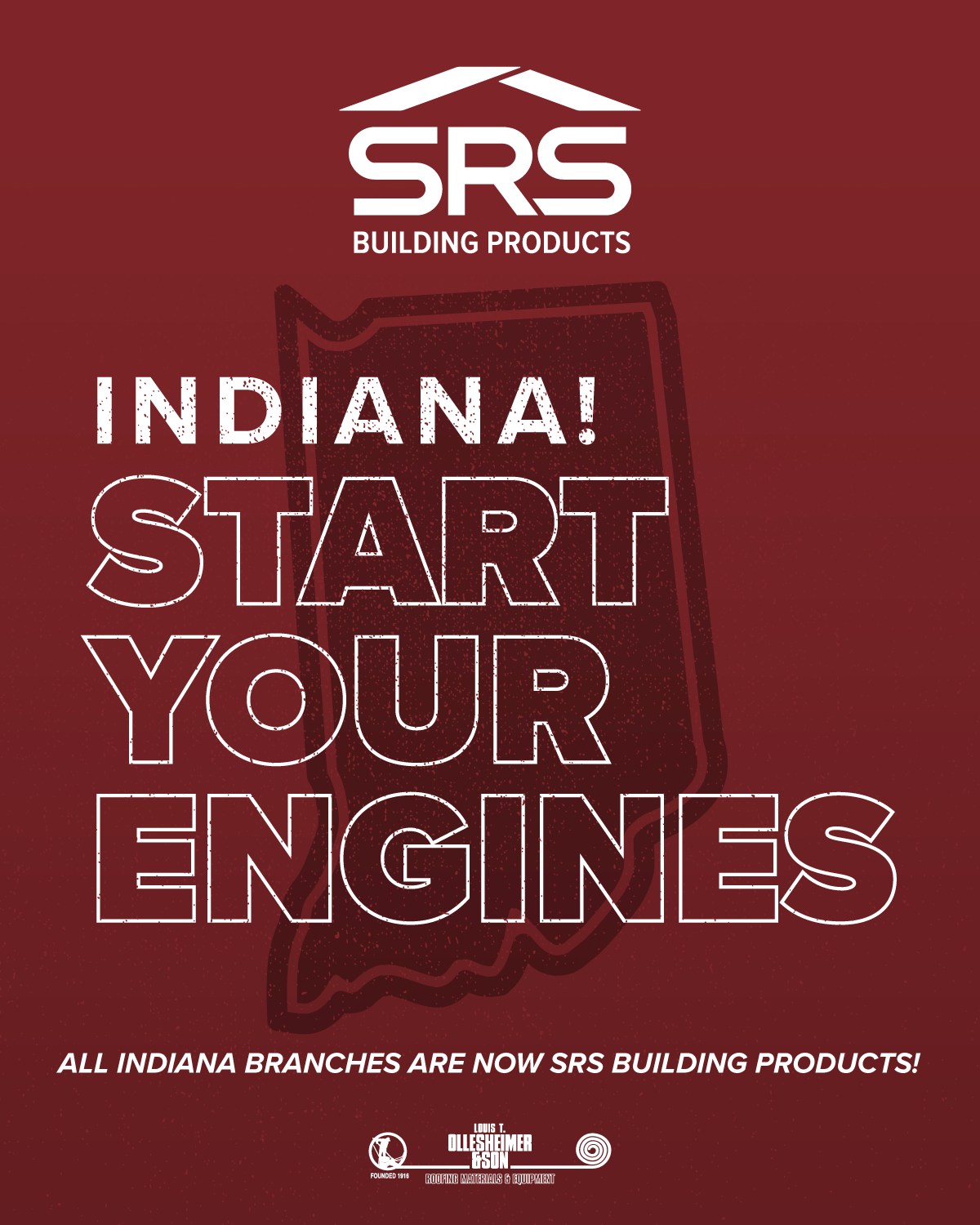 SRS - 🚦 Indiana, it’s go time! SRS Building Products has crossed the ...
