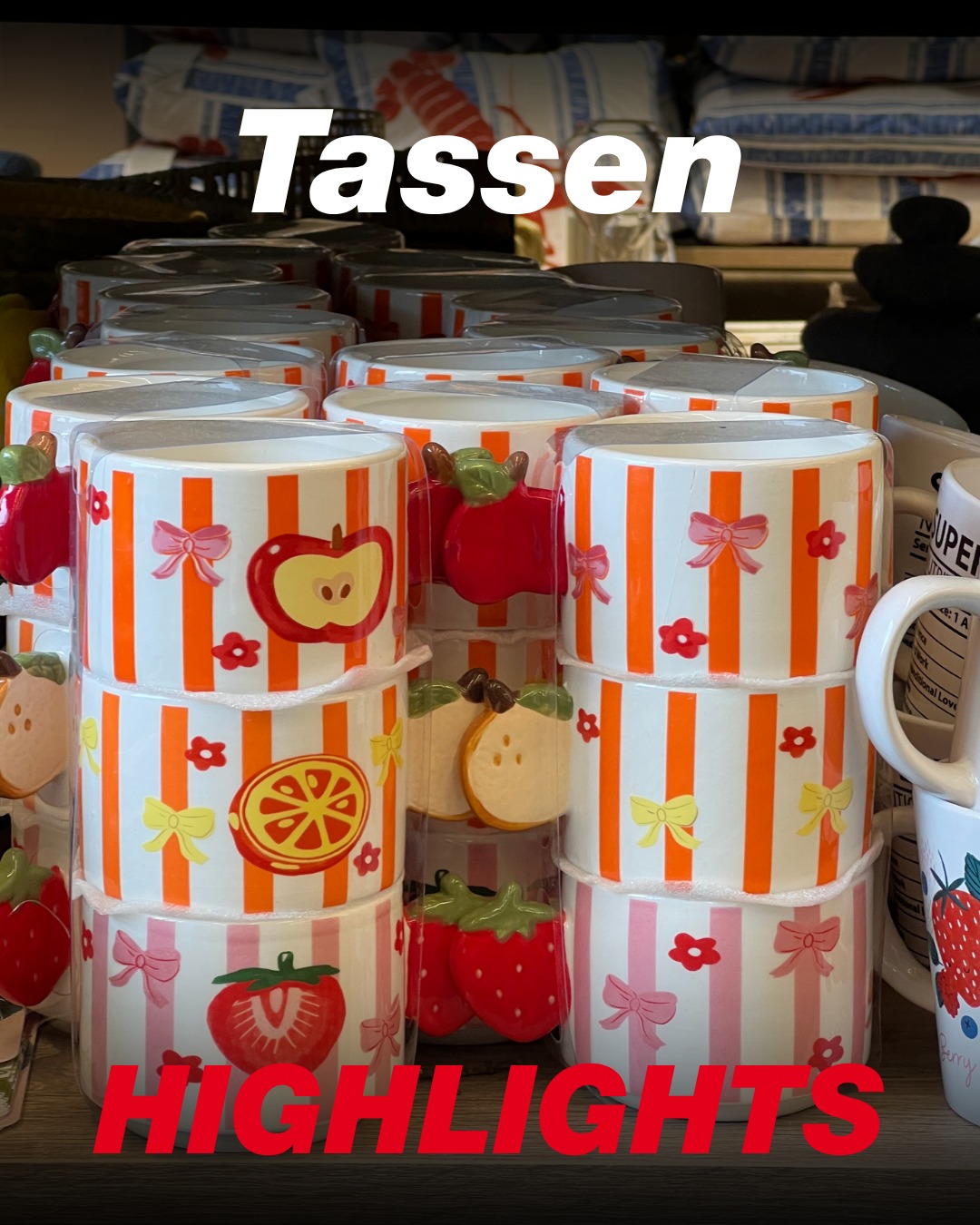 🍒 Fruchtige Vibes für deine Küche! 🍓🍋 Manchmal braucht es nur die richtige Tasse, um den Tag ein bisschen schöner zu machen. Ob als Geschenk, für die eigene Sammlung oder als farbenfroher