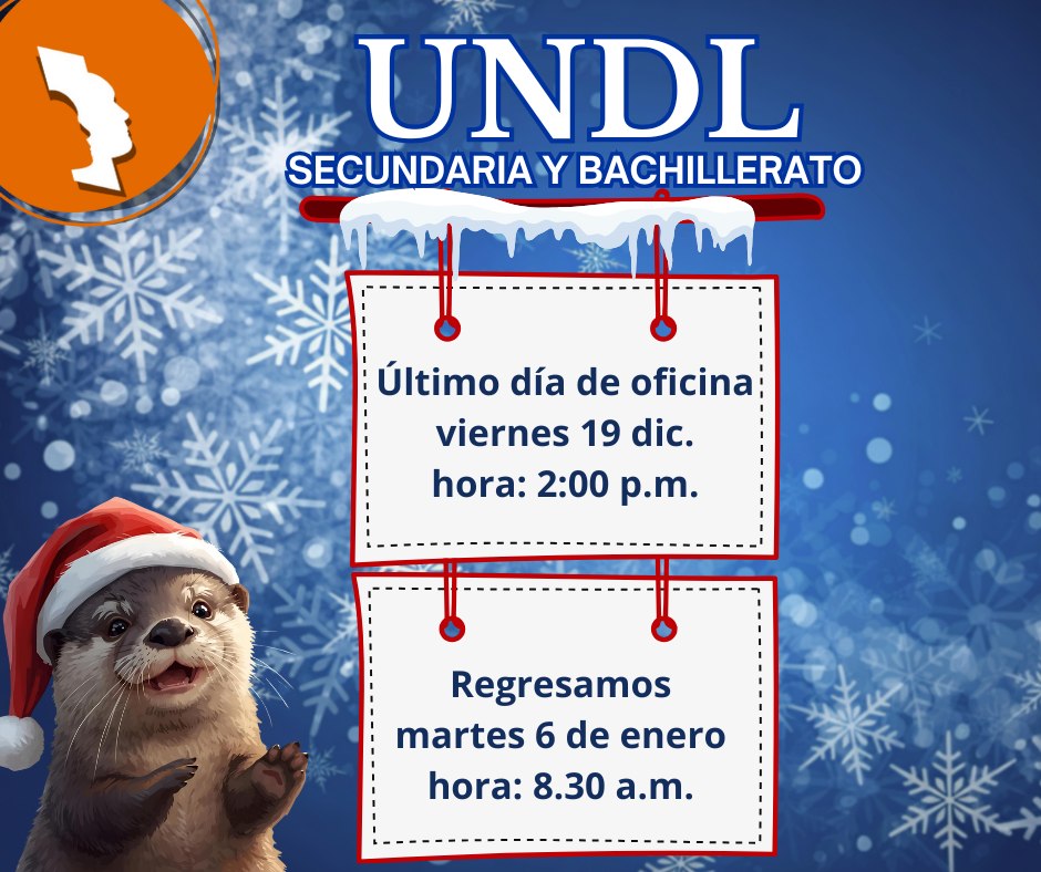 UNDL - Secundaria y Bachillerato. 📢 Jueves 18 de diciembre 📢 Horario de ...