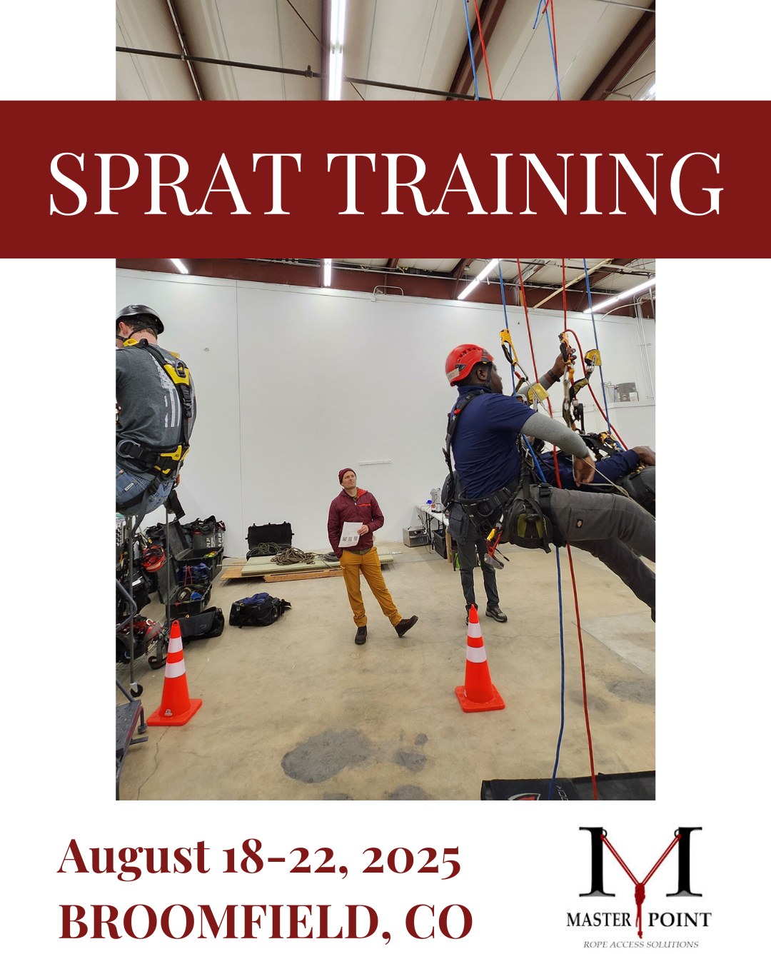 Master - SPRAT Training – August 18th-22nd! Take your rope access ...