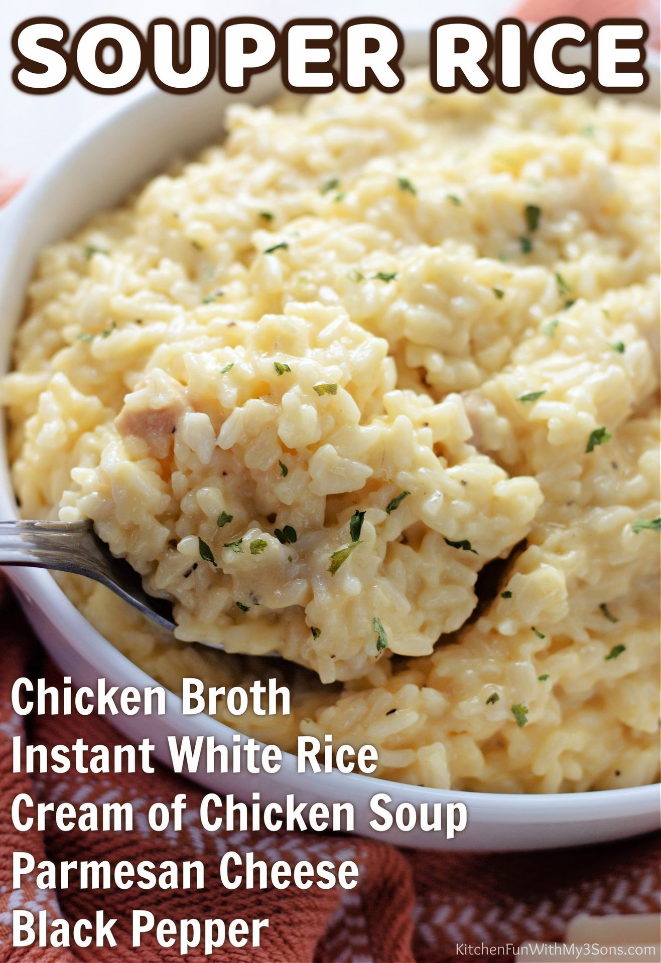 Princess - SOUPER RICE - it's like creamy risotto, but so much EASIER ...
