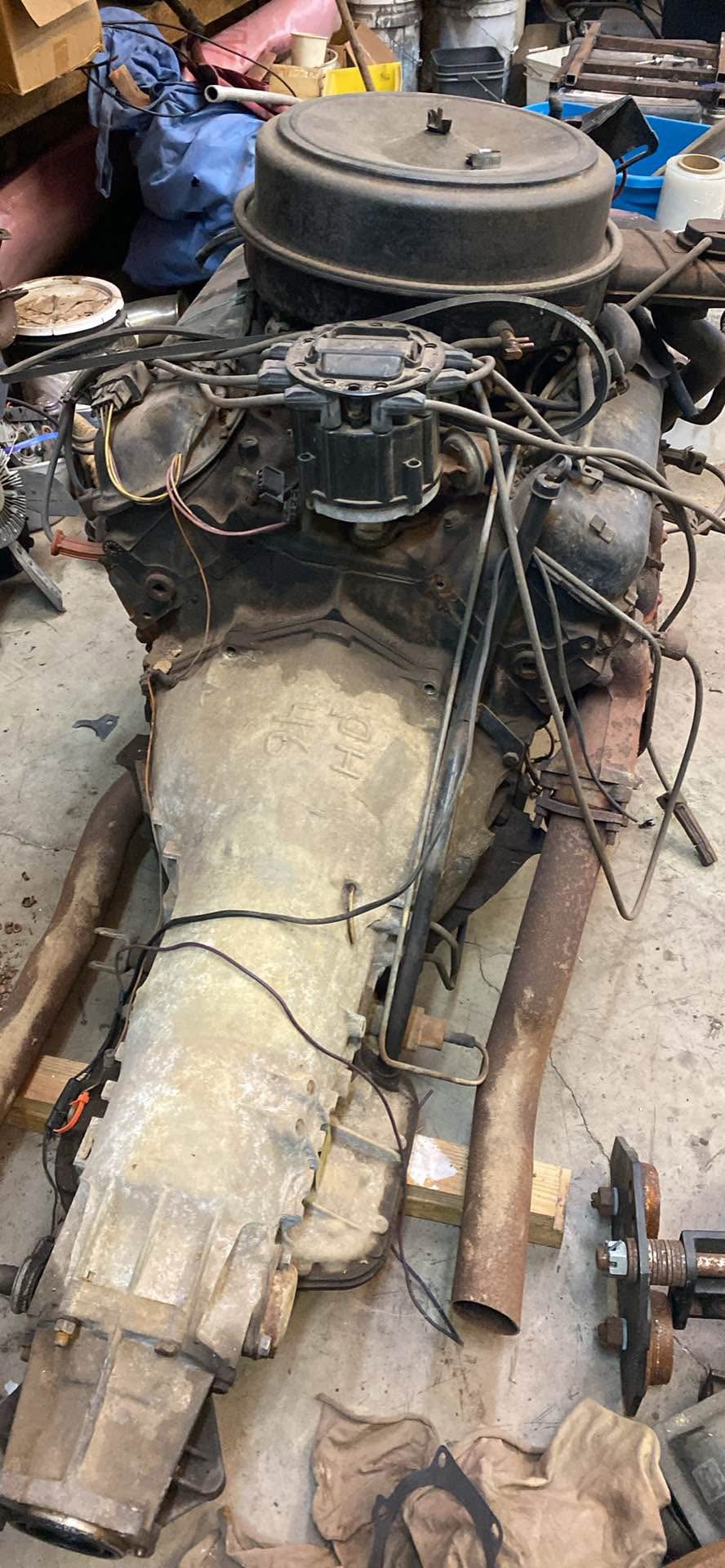 454 Chevy motorhome with 400 transmission complete motor with ...