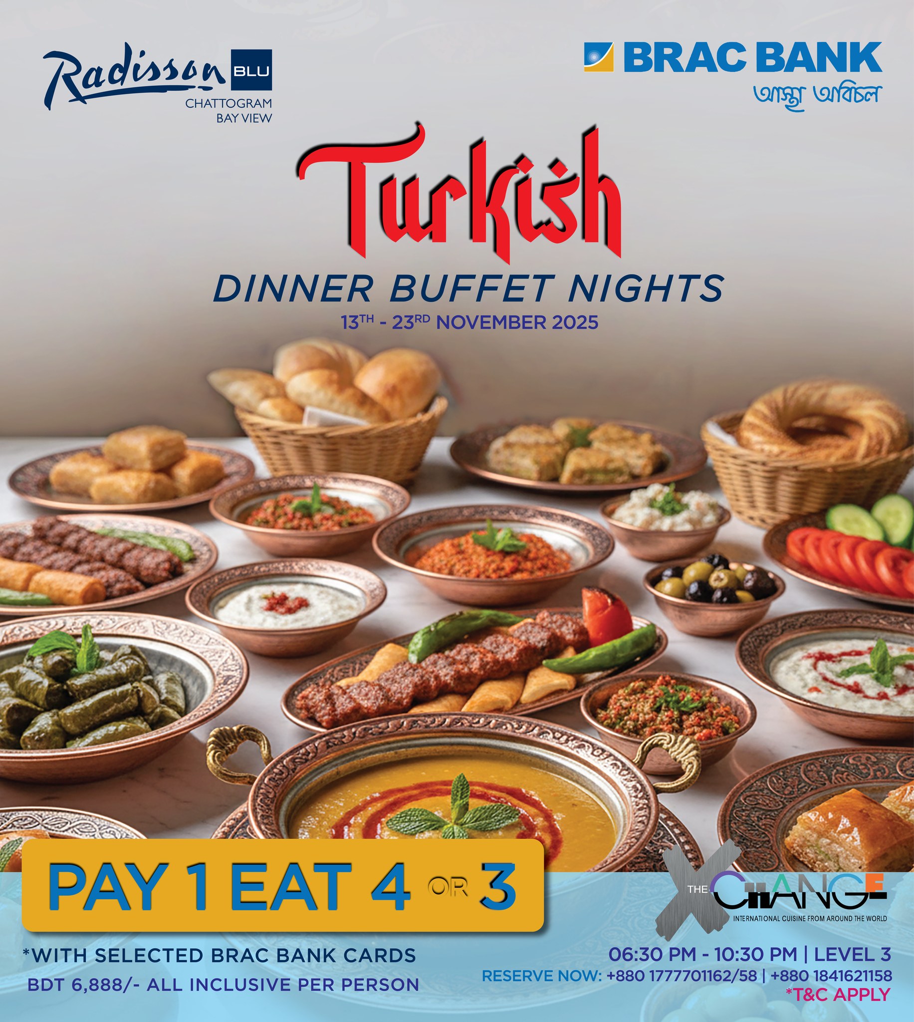 Radisson - Turkish Dinner Buffet Nights at The Blu! Step into The Heart ...