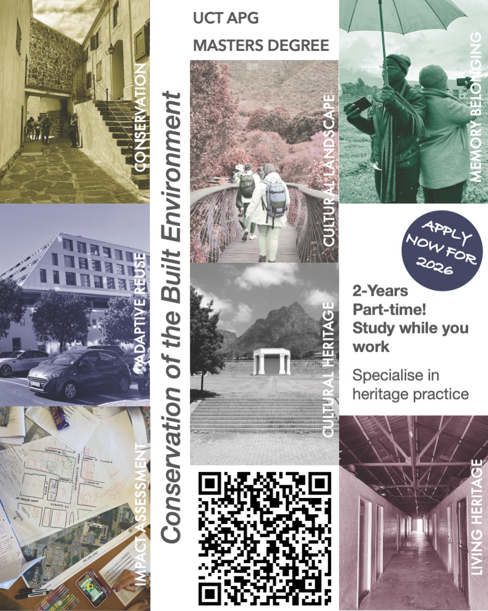 UCT MPhil in Conservation of the Built Environment | Cape Town
