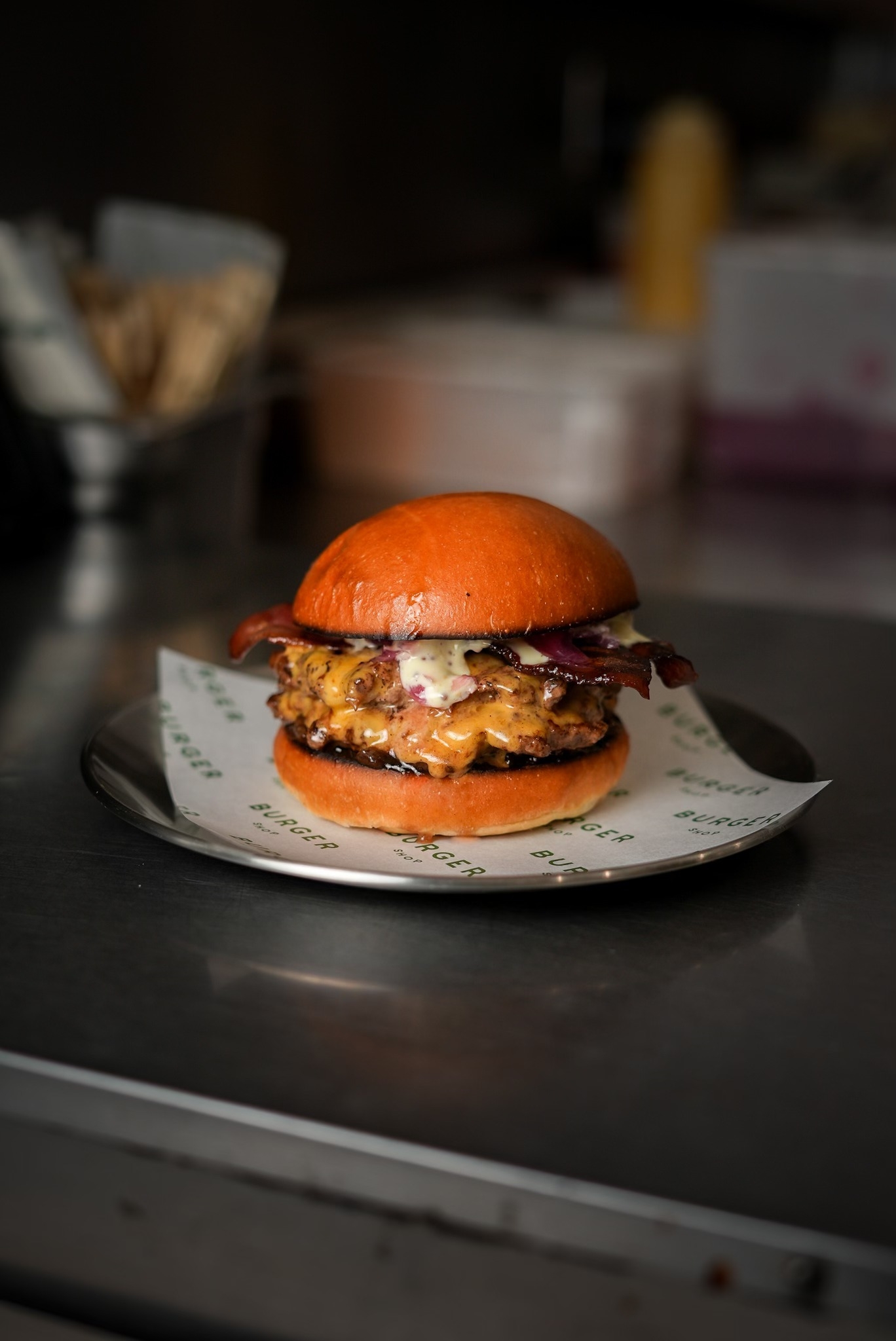 BACON CHEESE 🧀🥓 Aged Thick Beef Patties, Smoked Bacon, Bacon Jam ...