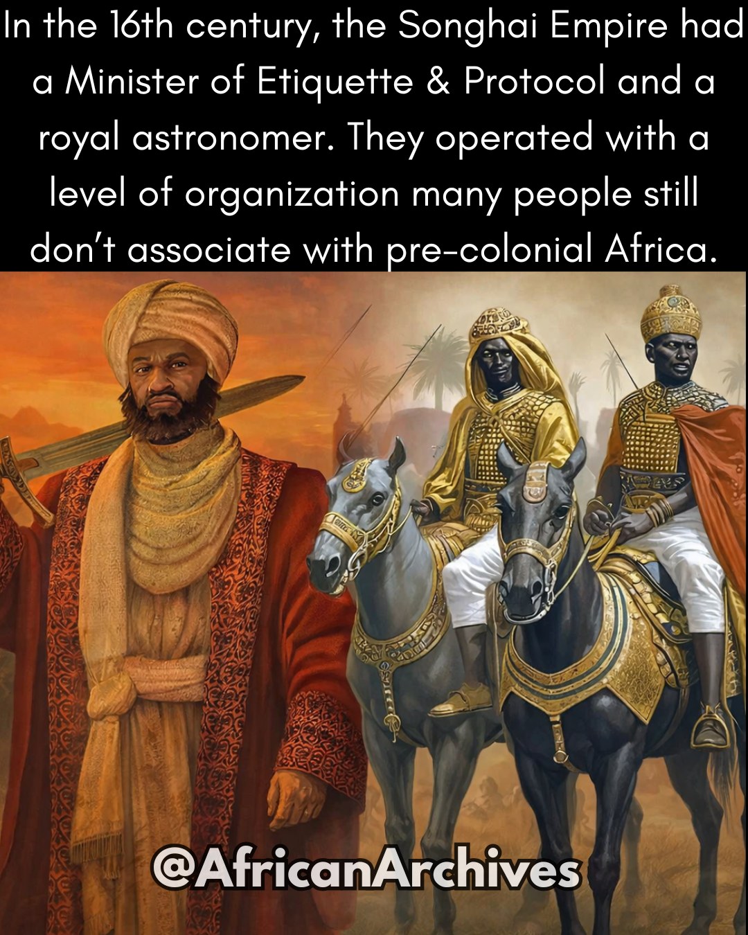 African - The Songhai Empire of West Africa maintained a structured ...