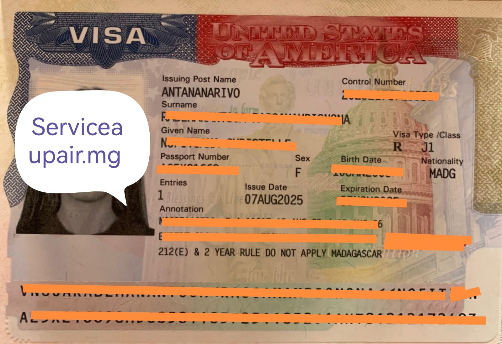 Visa validé # Aupair en USA🇺🇸... - Service Au-Pair /Fsj-Bfd | Facebook