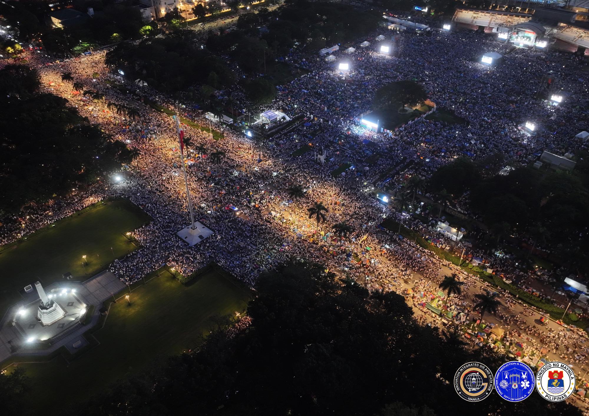 Philippine - CROWD AT INC RALLY REACHES 650K As of 6 PM on Sunday, the ...