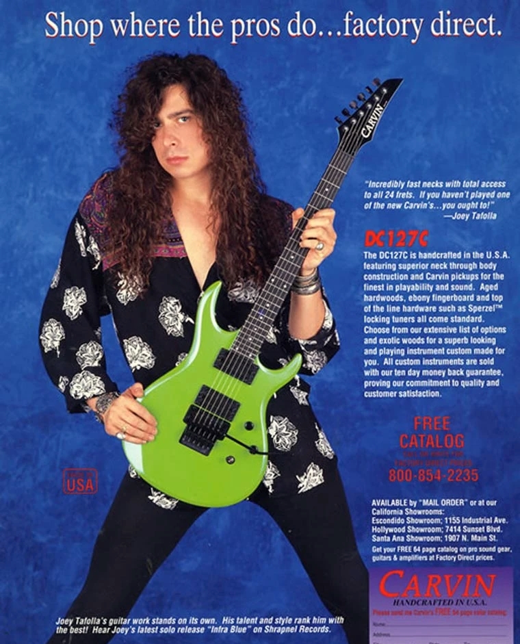 Shred Music TV - Joey Tafolla - Carvin DC127C #guitar... | Facebook