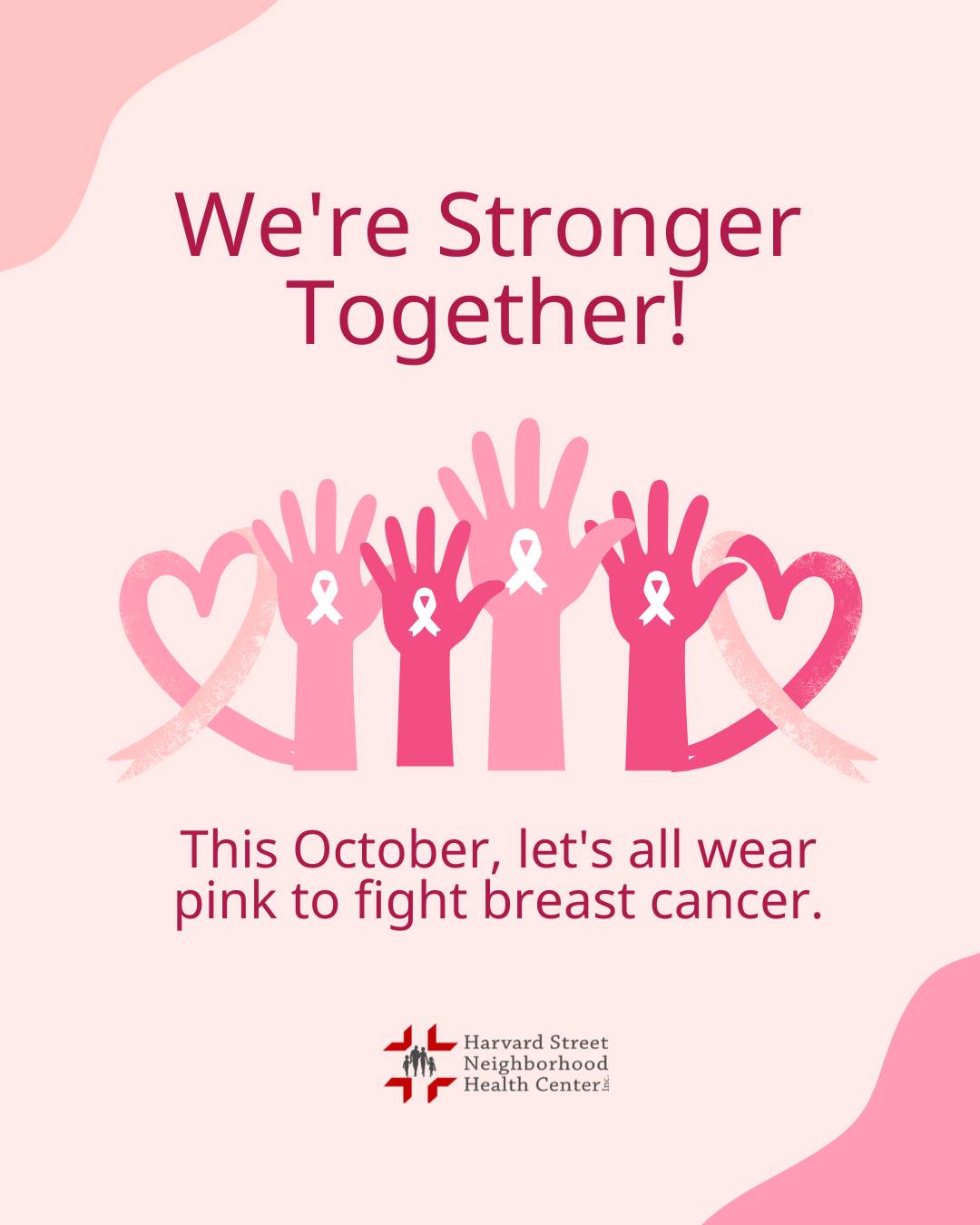 🎀 October is... - Harvard Street Neighborhood Health Center | Facebook