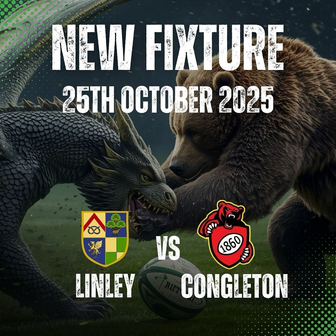 📣 NEW FIXTURE ANNOUNCEMENT 📣 - Linley & Kidsgrove RUFC | Facebook