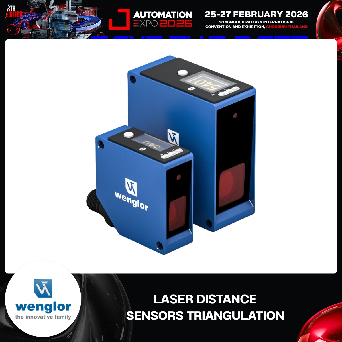 Automation - LASER DISTANCE SENSORS TRIANGULATION รุ่น P3PC series จาก ...