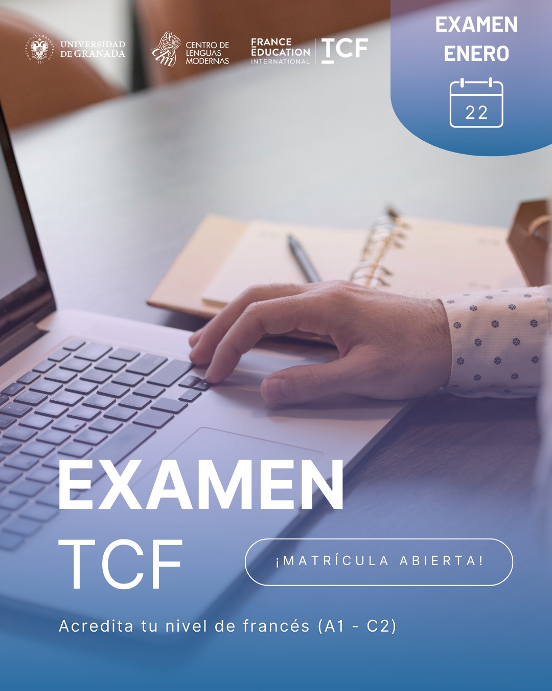 Centro - 🇫🇷📢 Últimos días para inscribirte en el examen TCF El TCF es ...