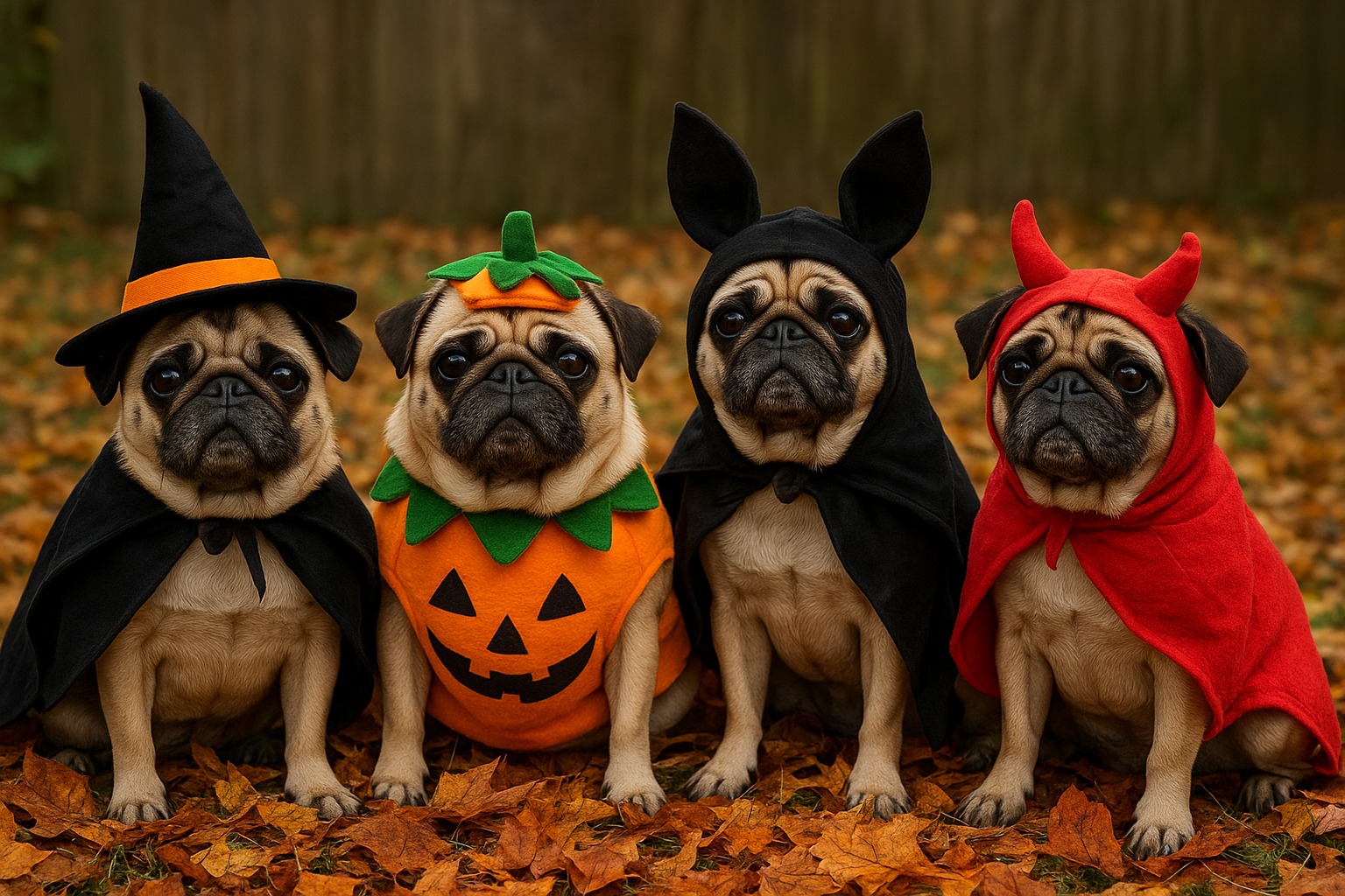 PUG-O-WEEN Party! VIP (Very important Pugs) Event!
