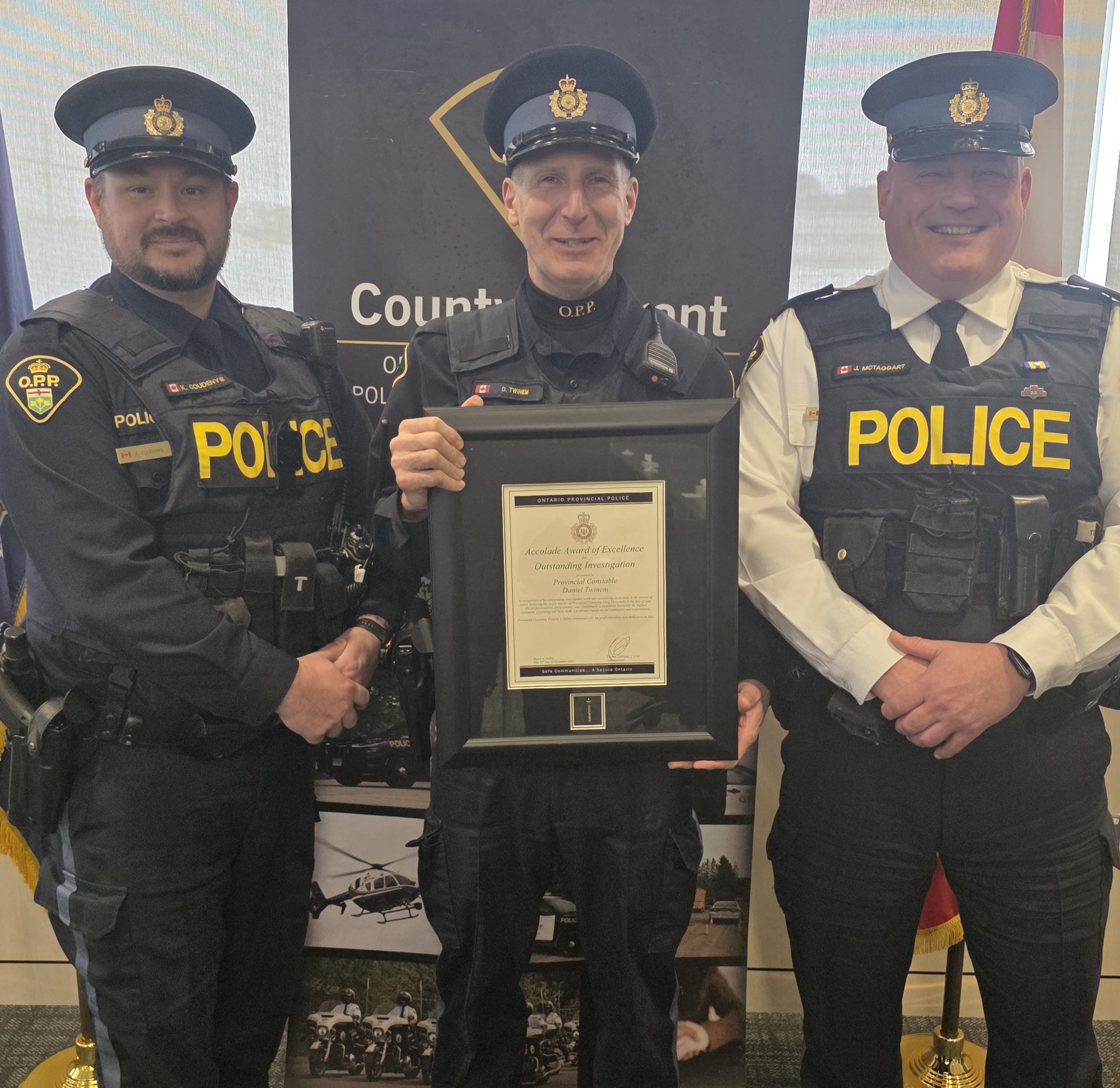 Ontario - Brant County OPP Command Staff took time from their busy ...