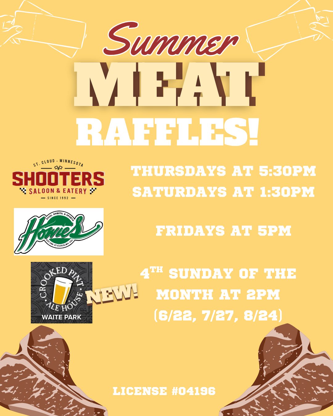 St. - Don't forget that we do still have meat raffles going on during ...