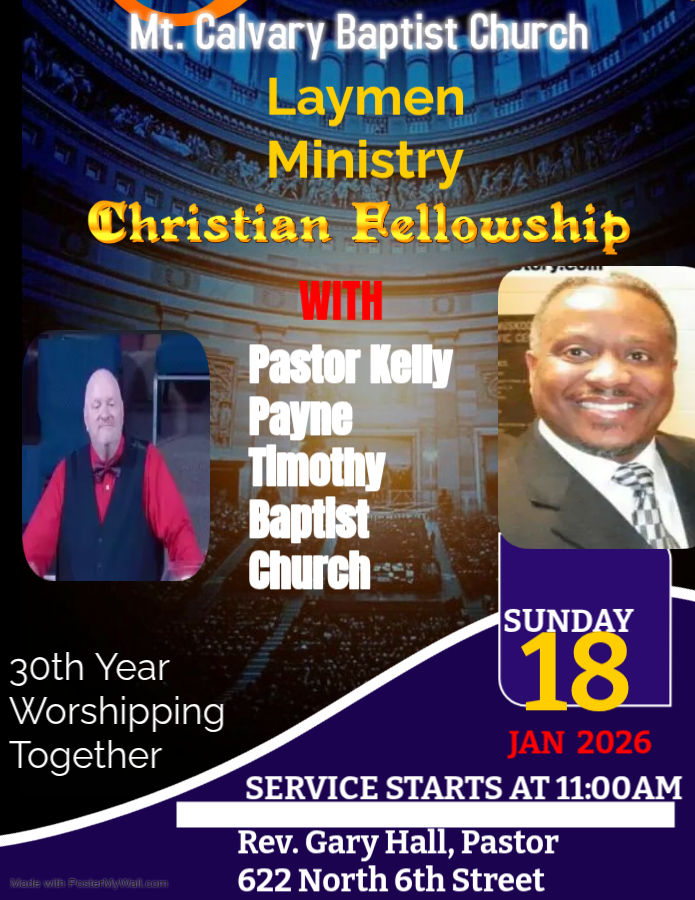 Loving - Mt Calvary Baptist Church Laymen Ministry Christian Fellowship ...