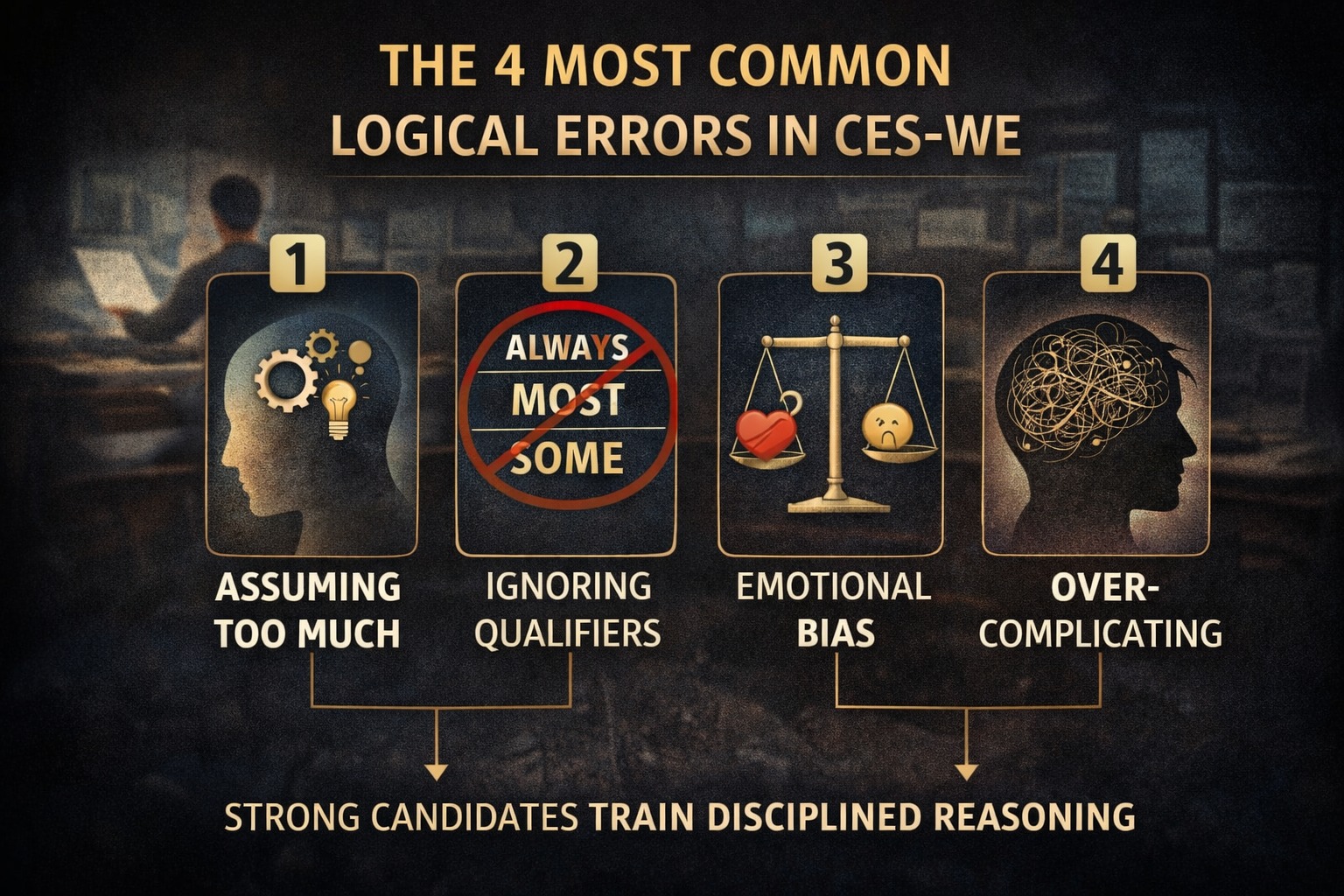 CES - THE 4 MOST COMMON LOGICAL ERRORS IN CES-WE Strong candidates do ...