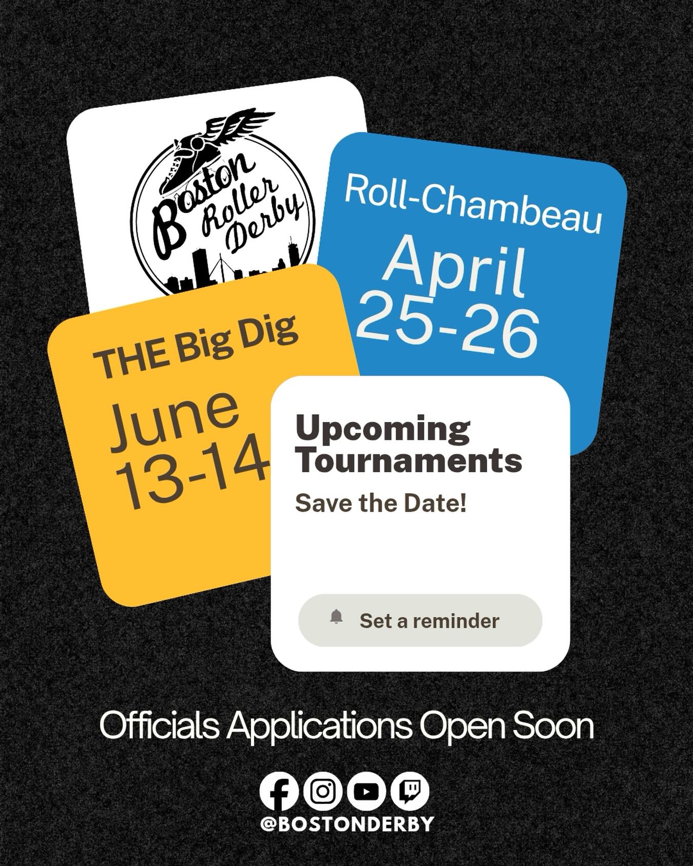 📅📝🤓 Mark your calendars ️ we’ve got... - Boston Roller Derby | Facebook