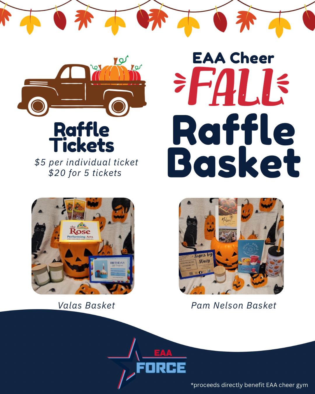 🎉 EAA Cheer Raffle... - Elkhorn Athletic Association Cheer | Facebook