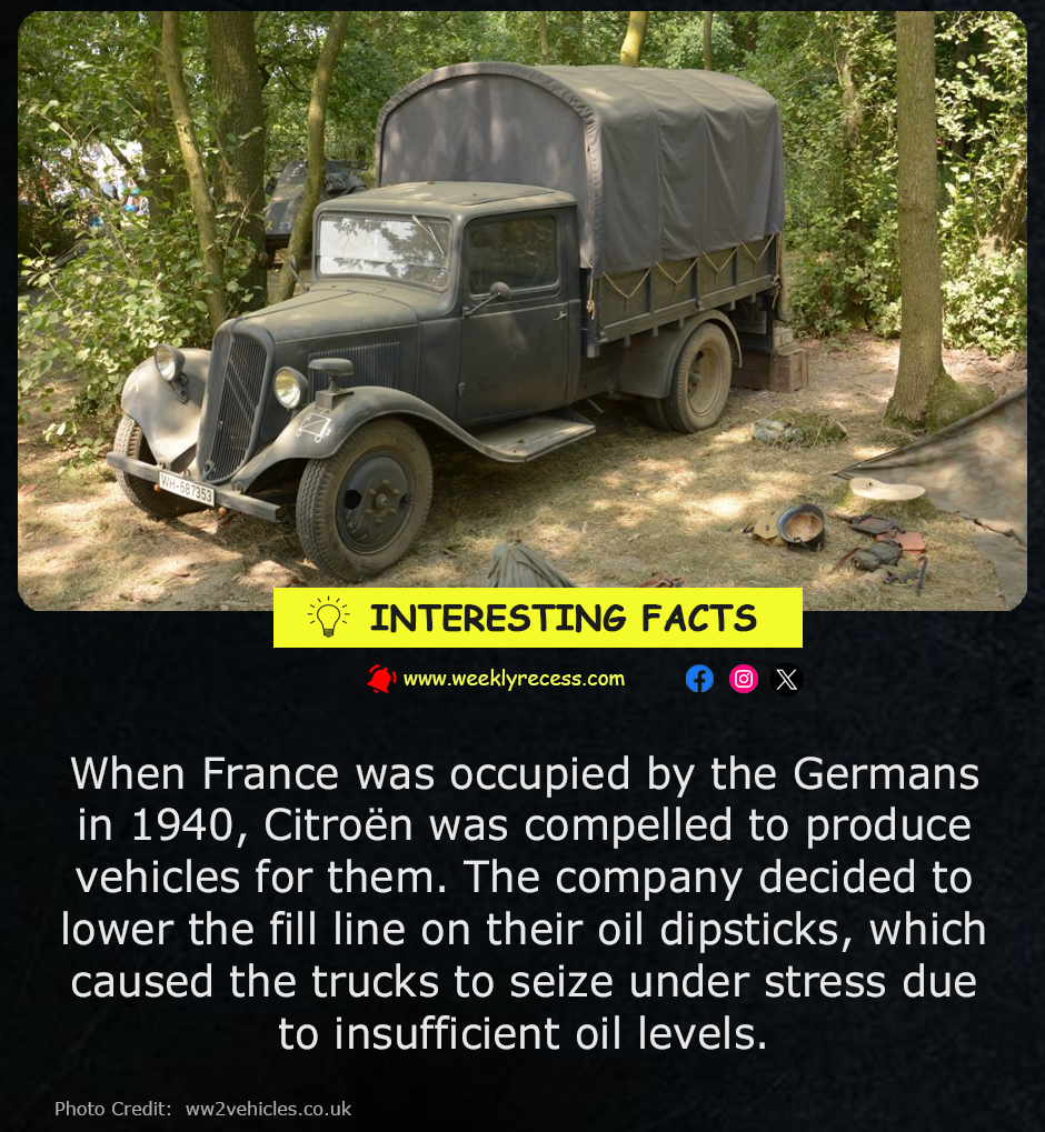 Why are black Citroens prevalent in WWII historical fiction?