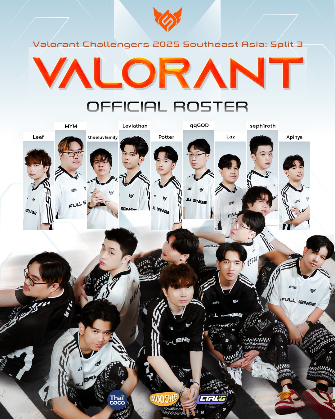 FULL SENSE - 🧡 FULL SENSE 𝙑𝘼𝙇𝙊𝙍𝘼𝙉𝙏 ROSTER 2025 🧡 . FS... | Facebook