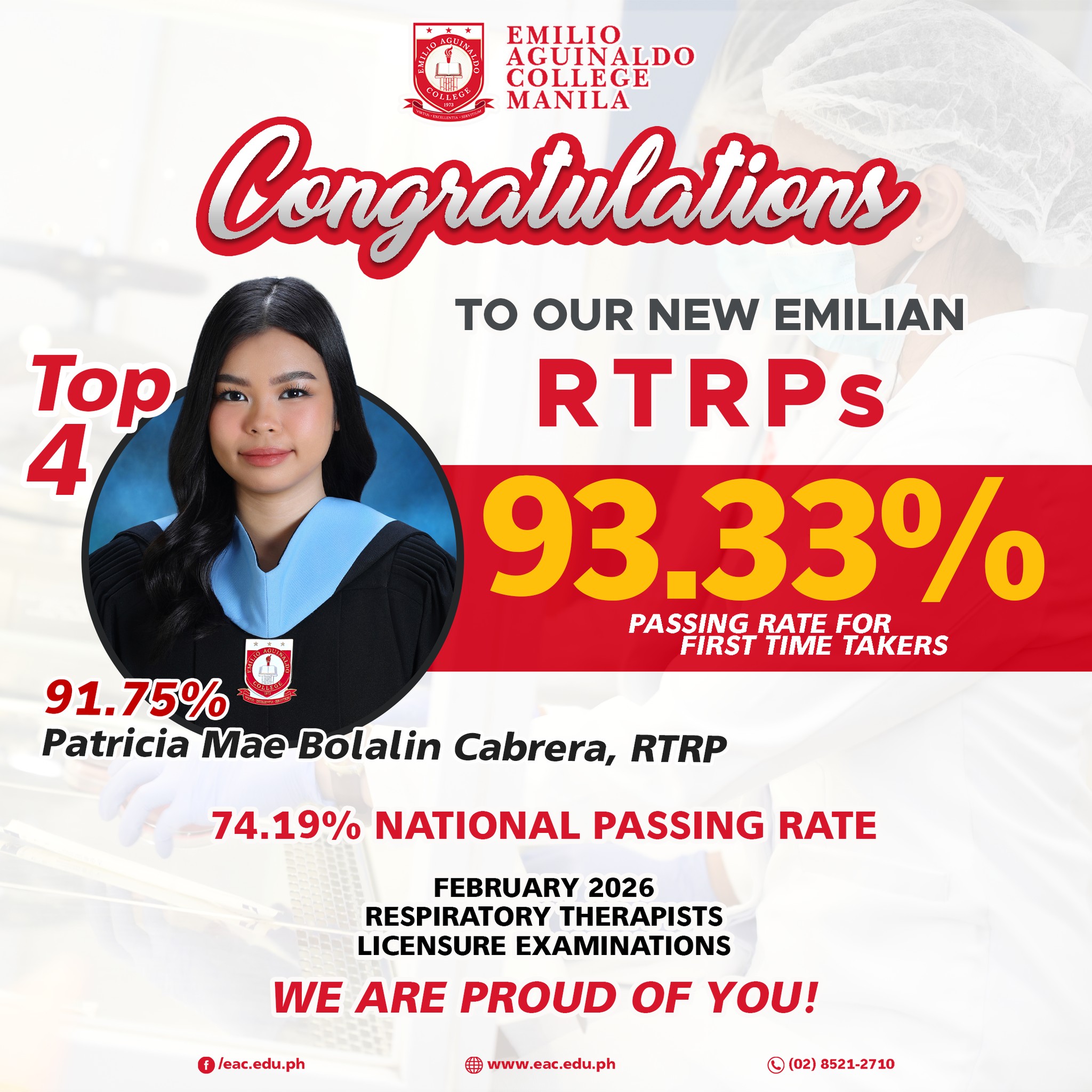 Emilio - Congratulations to our 𝗻𝗲𝘄 𝗘𝗺𝗶𝗹𝗶𝗮𝗻 𝗥𝗲𝗴𝗶𝘀𝘁𝗲𝗿𝗲𝗱 𝗥𝗲𝘀𝗽𝗶𝗿𝗮𝘁𝗼𝗿𝘆 ...