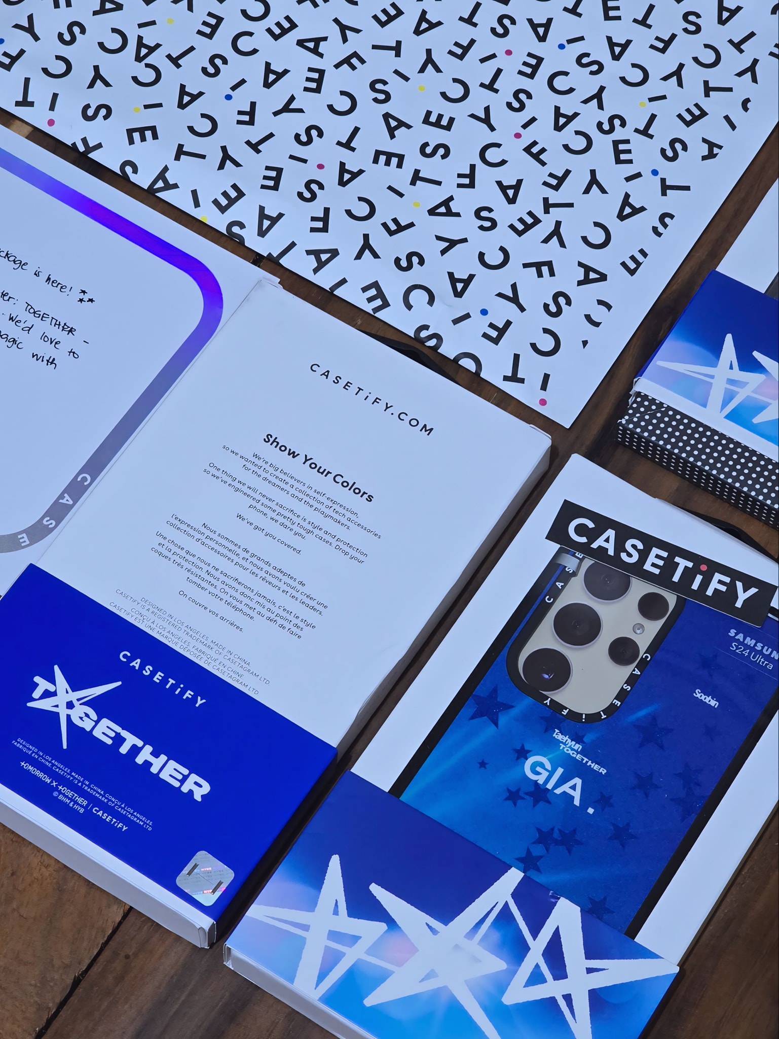 Received TXT x Casetify