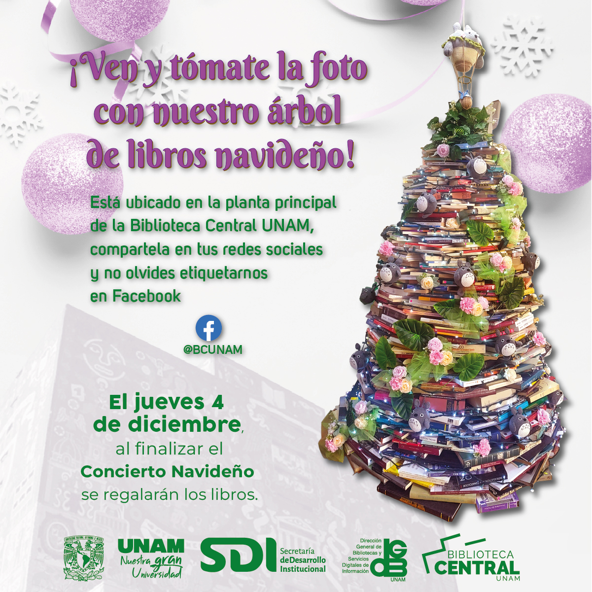 Dirección - ‼ Ven y tómate la foto con nuestro árbol de #libros ...