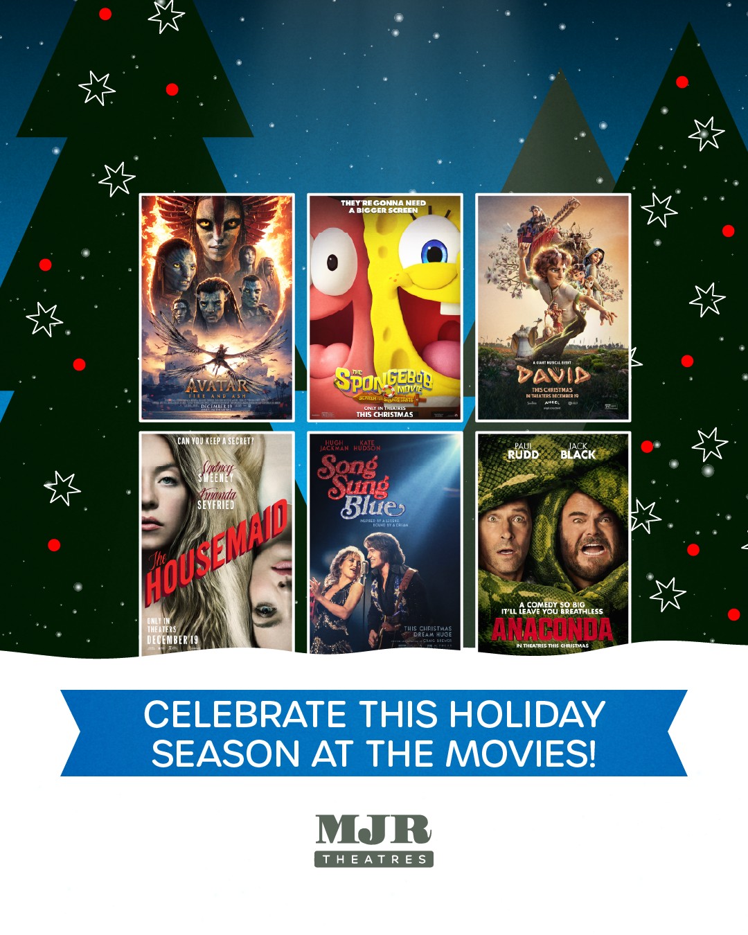 MJR - 🎄 Happy Holidays from MJR Theatres 🎄 Celebrate the season with ...