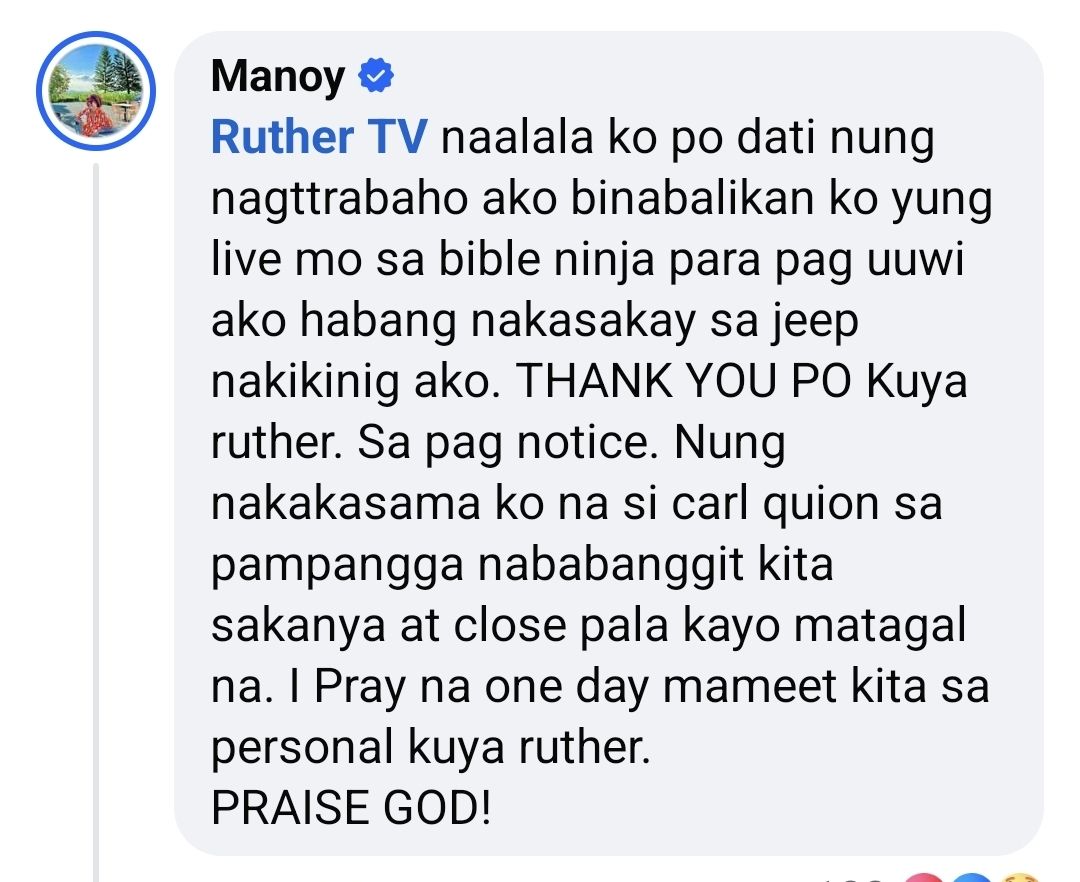 Ruther - Wag kang mapapagod sumunod sa Diyos. Kahit maraming nambabato ...