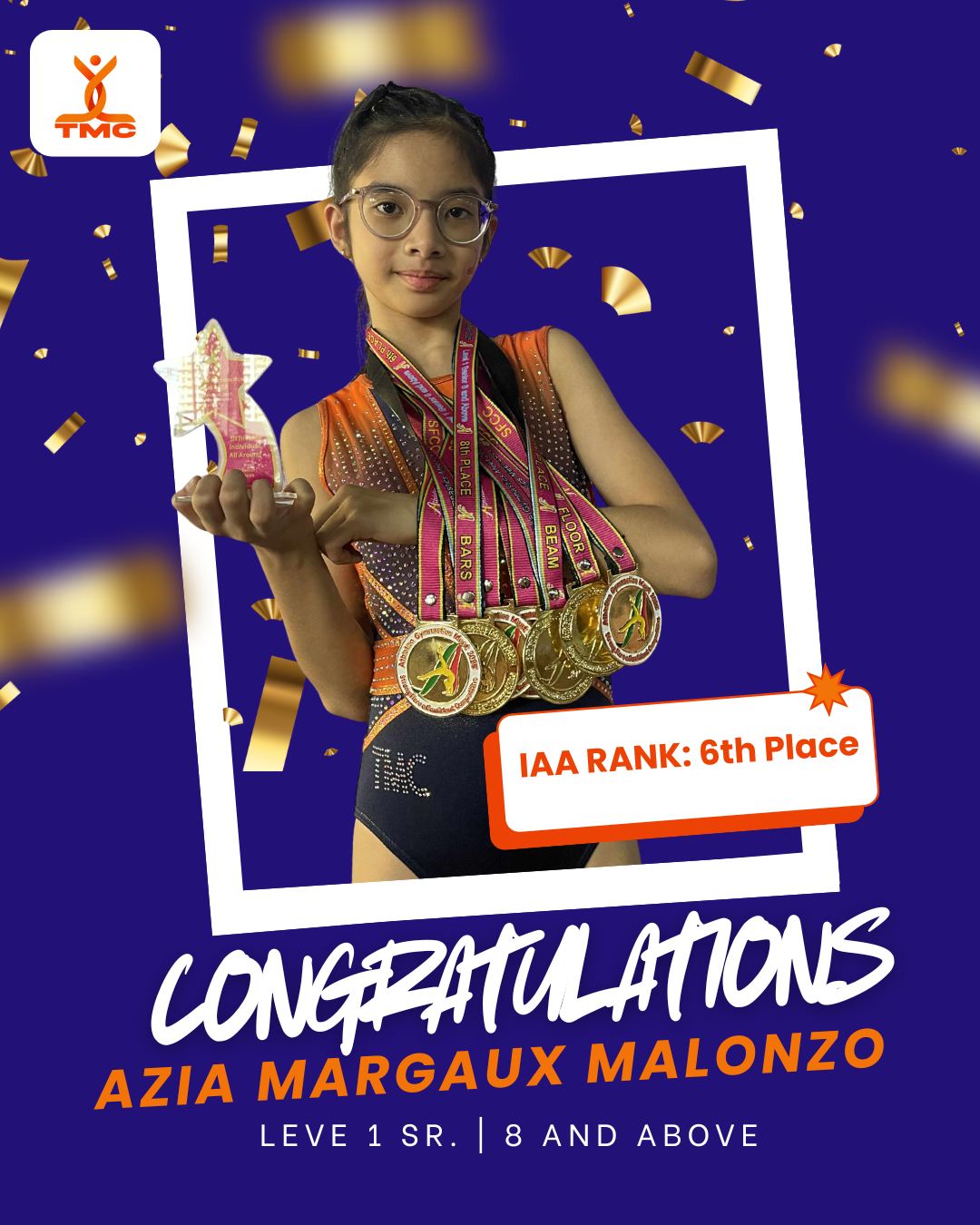 𝗔𝘇𝗶𝗮 𝗠𝗮𝗿𝗴𝗮𝘂𝘅... - TMC The Making of a Champion-GYMNASTICS | Facebook