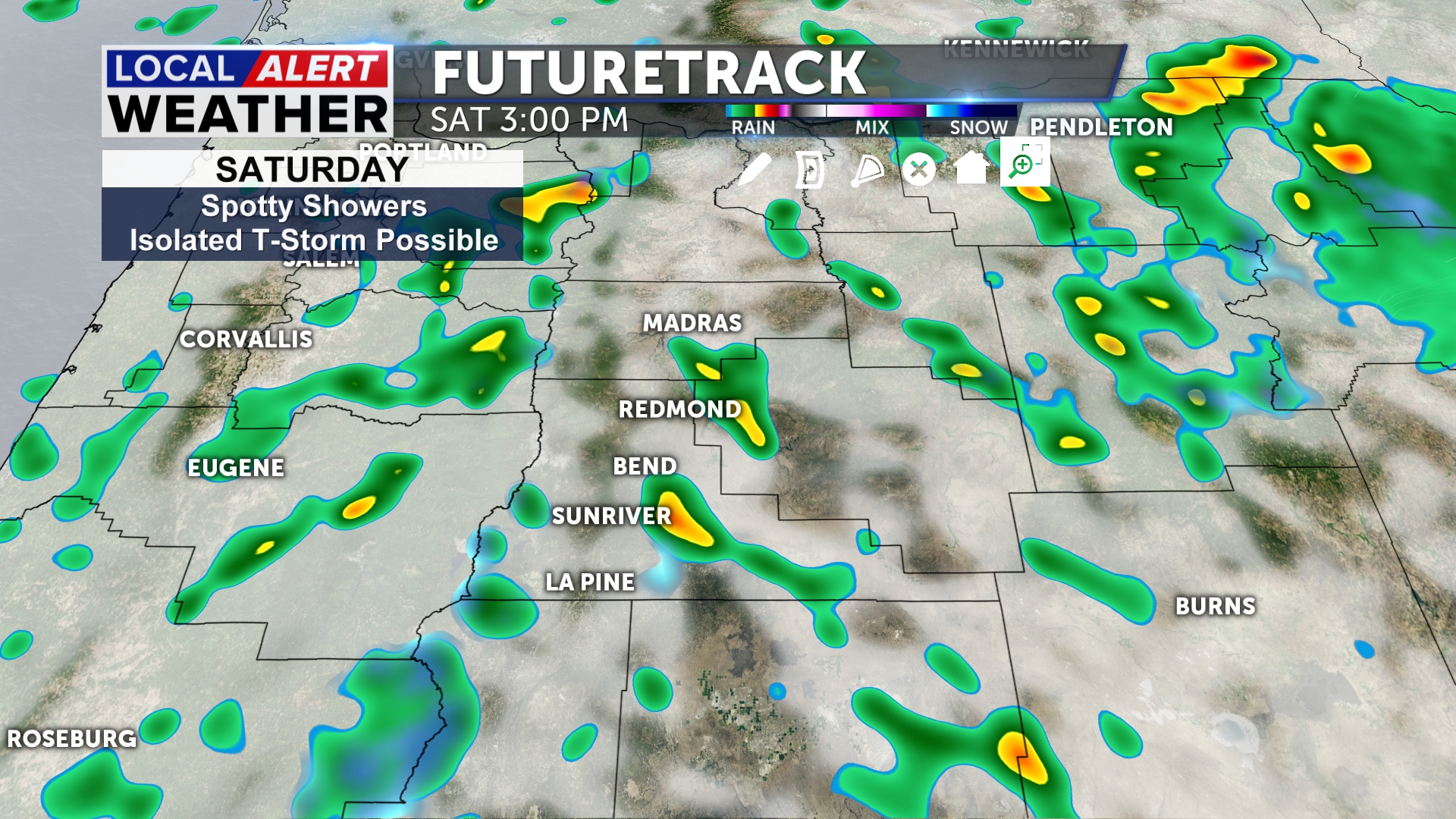 KTVZ - Still on point for the Local Alert Weather Day Saturday. Storms ...