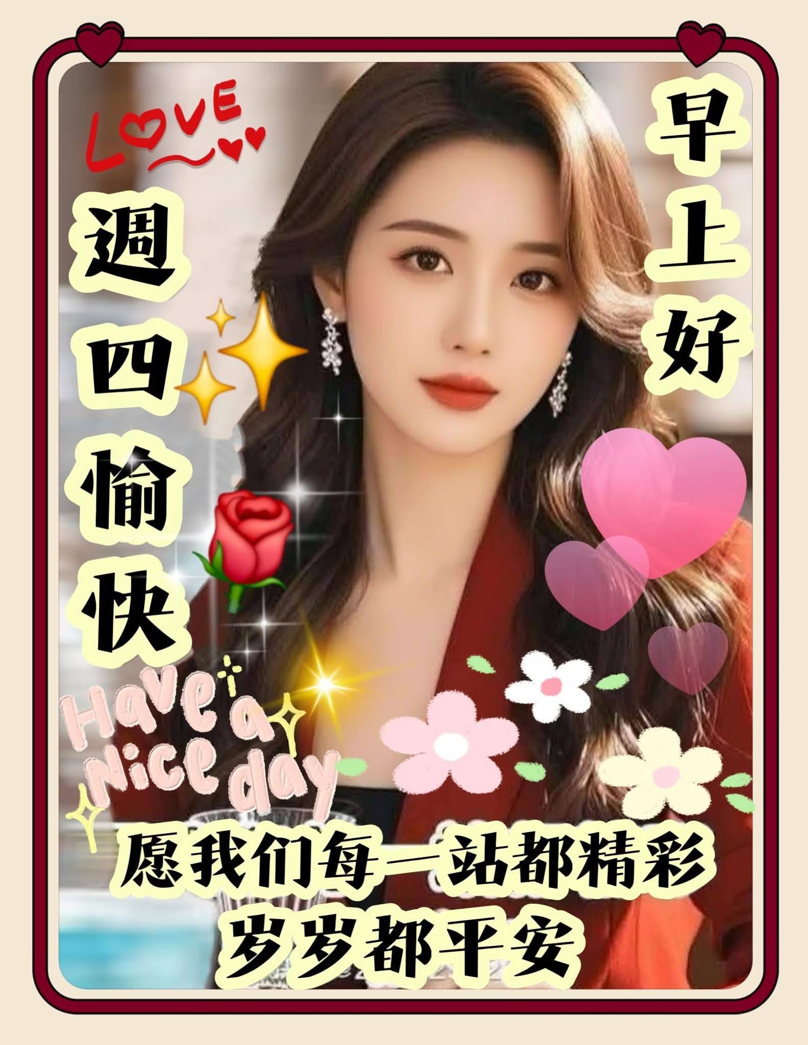 早安吉祥~周四愉快Good morning Happy Thursday 🍊🍎