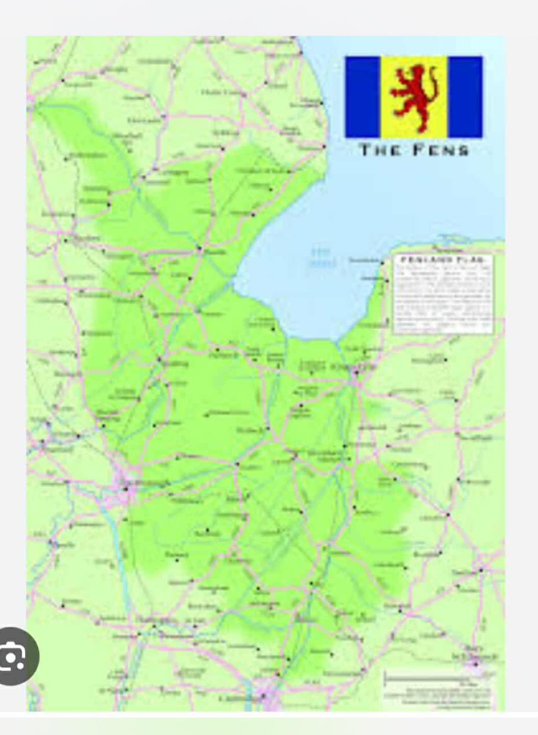 Bramblebee - The map of the fens This area is far wider than fenland ...