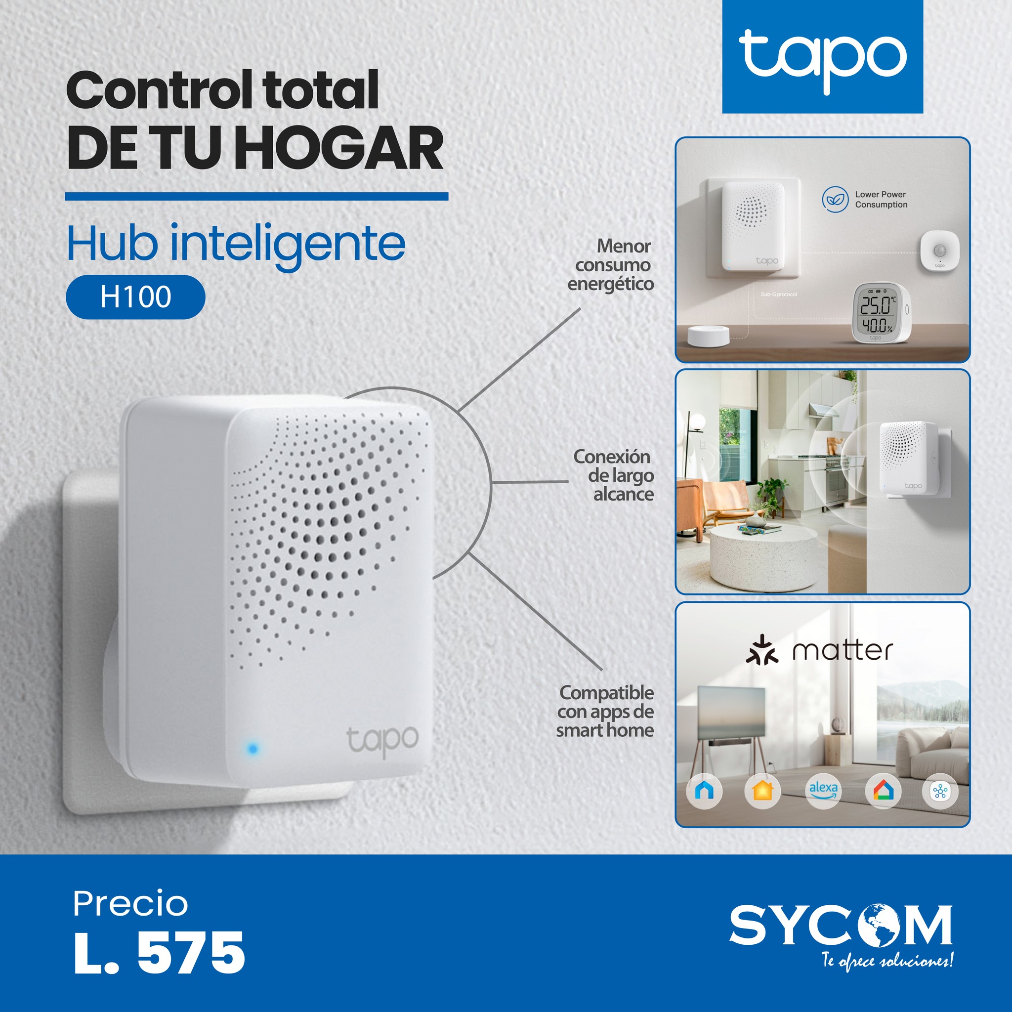 SYCOM - 🏠🔔 Control total de tu hogar inteligente El Hub Inteligente TP ...