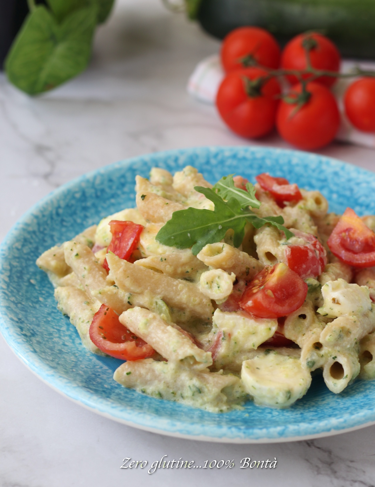 Zero - Pasta con crema di zucchine e pomodorini cremosa e ricca di ...
