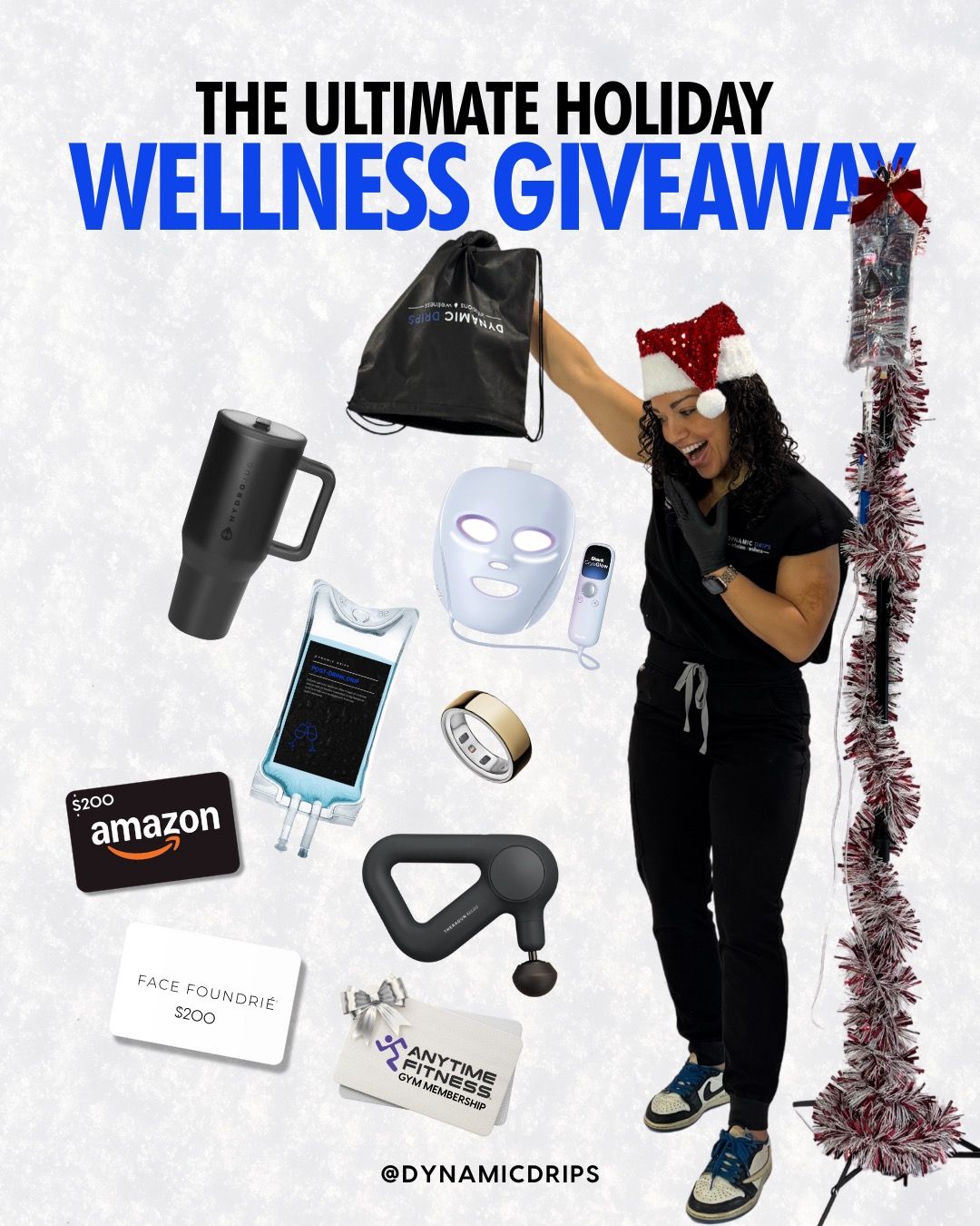 glutathione and nad+ wellness bundle Dynamic Drips is celebrating the holidays with its BIGGEST giveaway yet. One winner will receive a FULL YEAR of IV drips plus the ultimate bundle, all valued at over $4,000 with Wavy Hair Size:36,000 mcg per 15 mL tube Buy AOD-9604 6mg Anti-Obesity