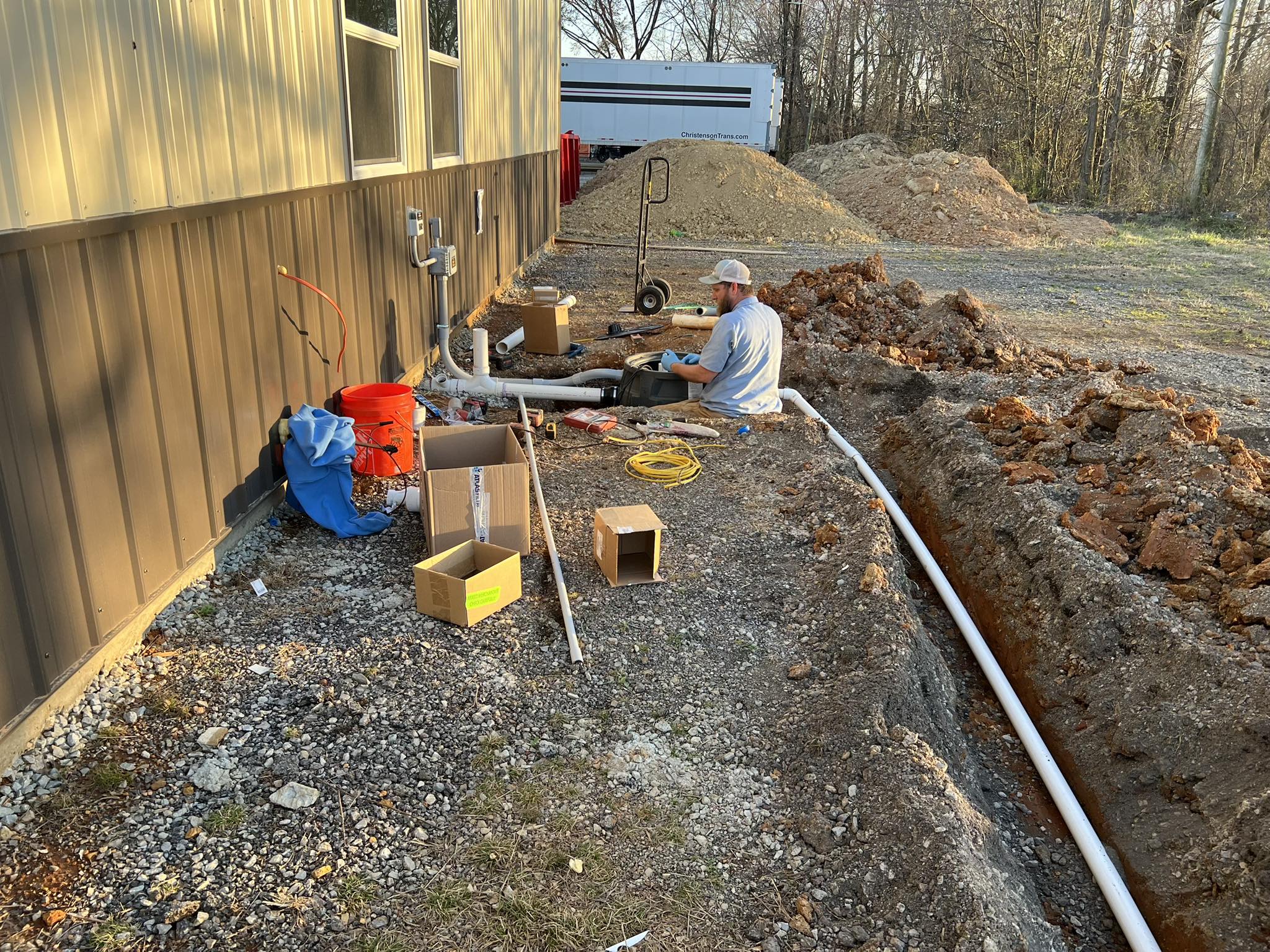 Kindred - Kindred Plumbing hard at work! Here’s a look at installing a