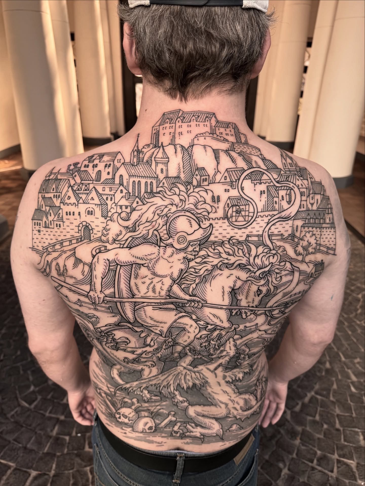 Back Piece by @ivan.zagusta at @zaraza_tattoo in Warsaw, Poland
