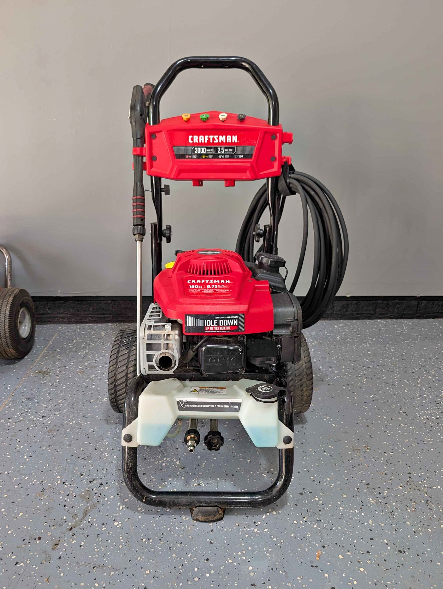 Craftsman 3000 psi pressure washer with upgraded 50ft quick connect ...